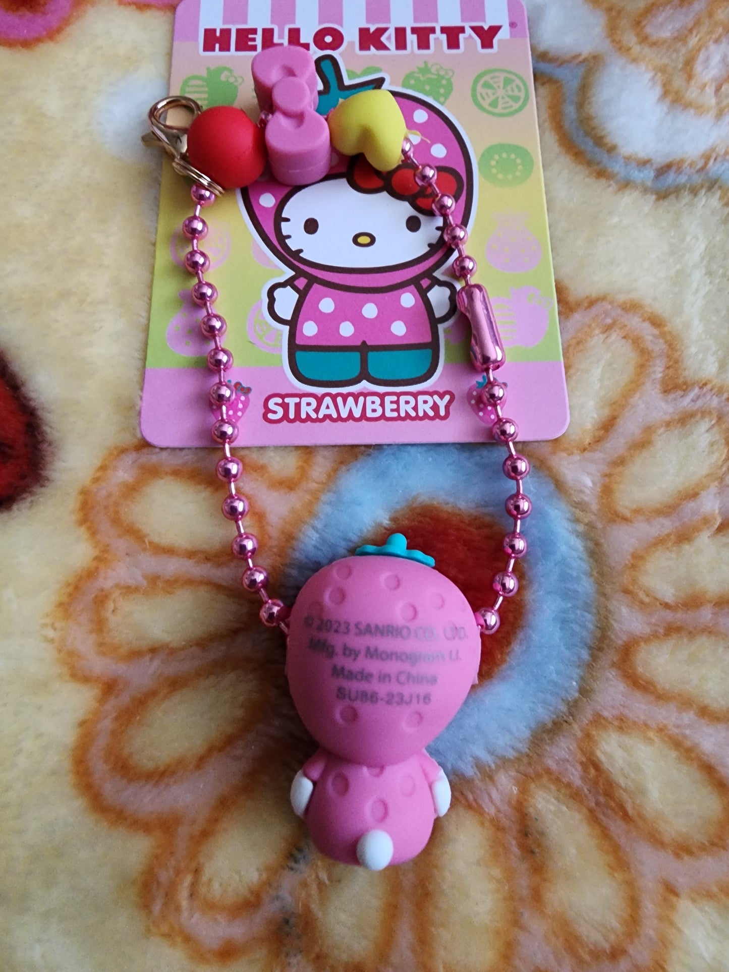 Hello Kitty and Friends Fruit Mystery Bag Clips/Bracelets