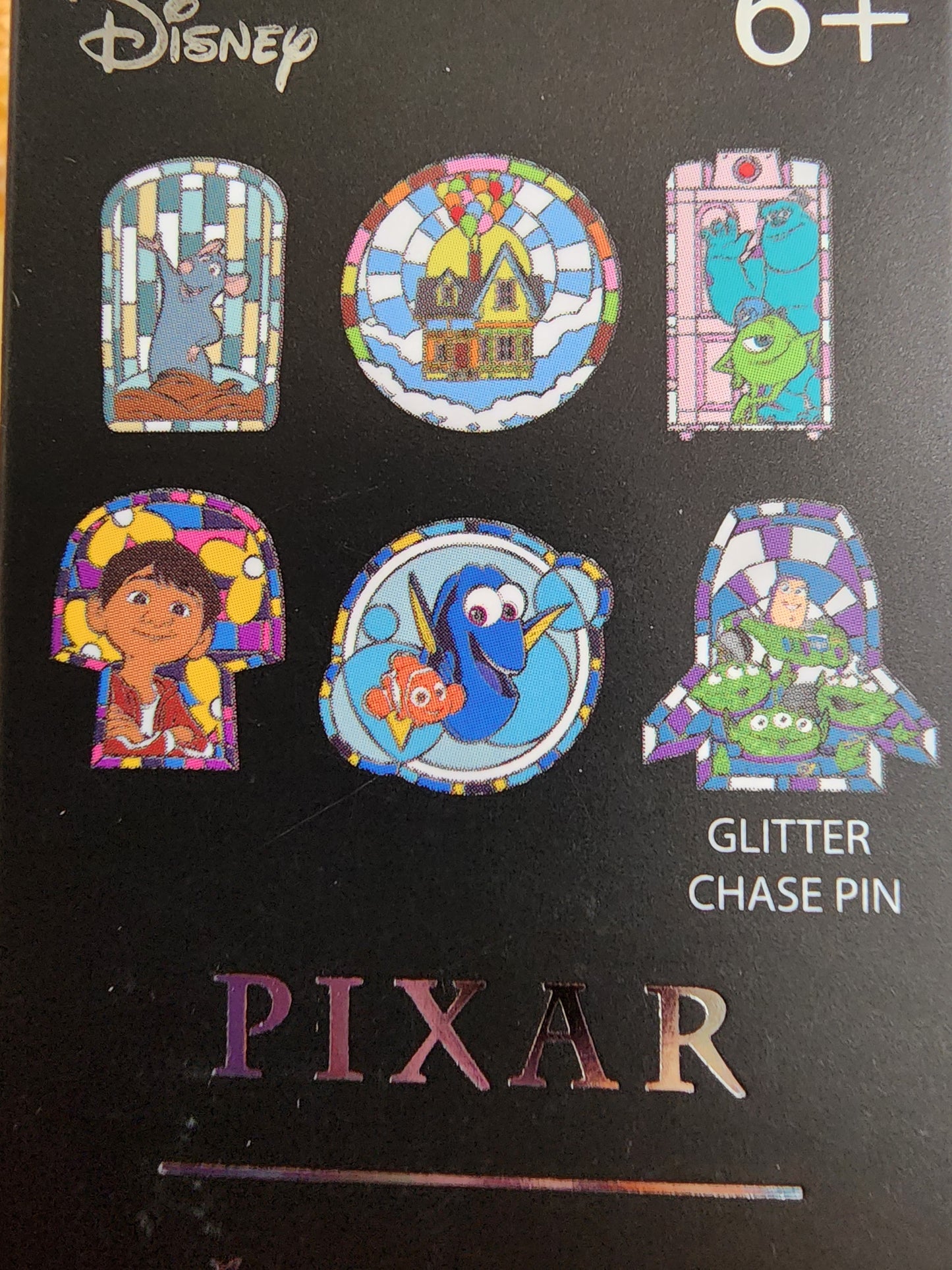 Loungefly Disney Pixar Stain Glass Mystery Pins