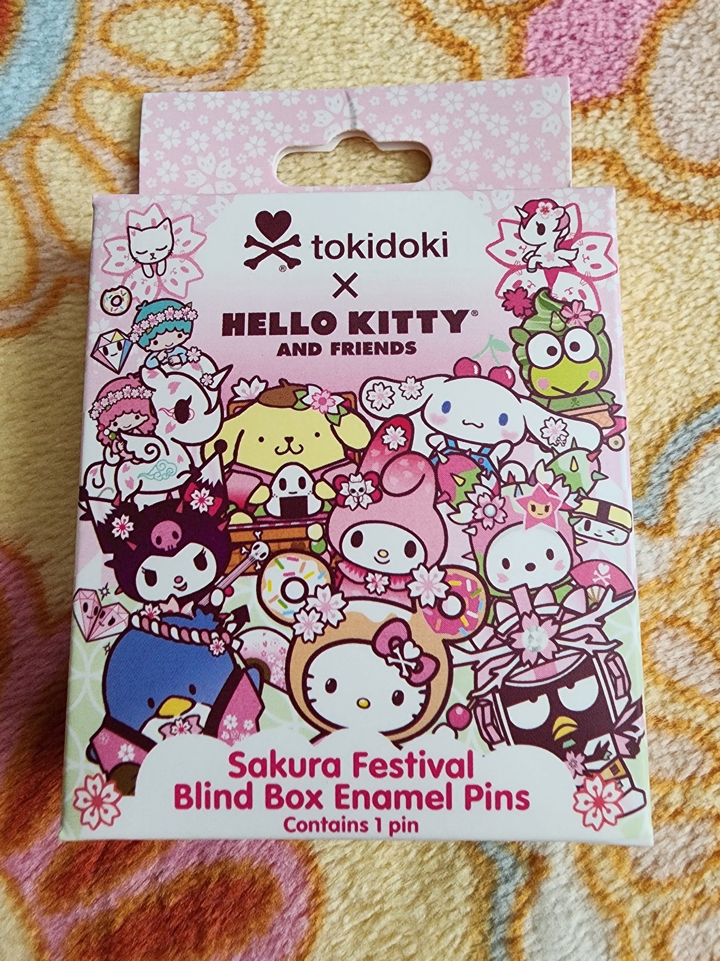 Tokidoki Hello Kitty and Friends Sakura Festival Mystery Pins