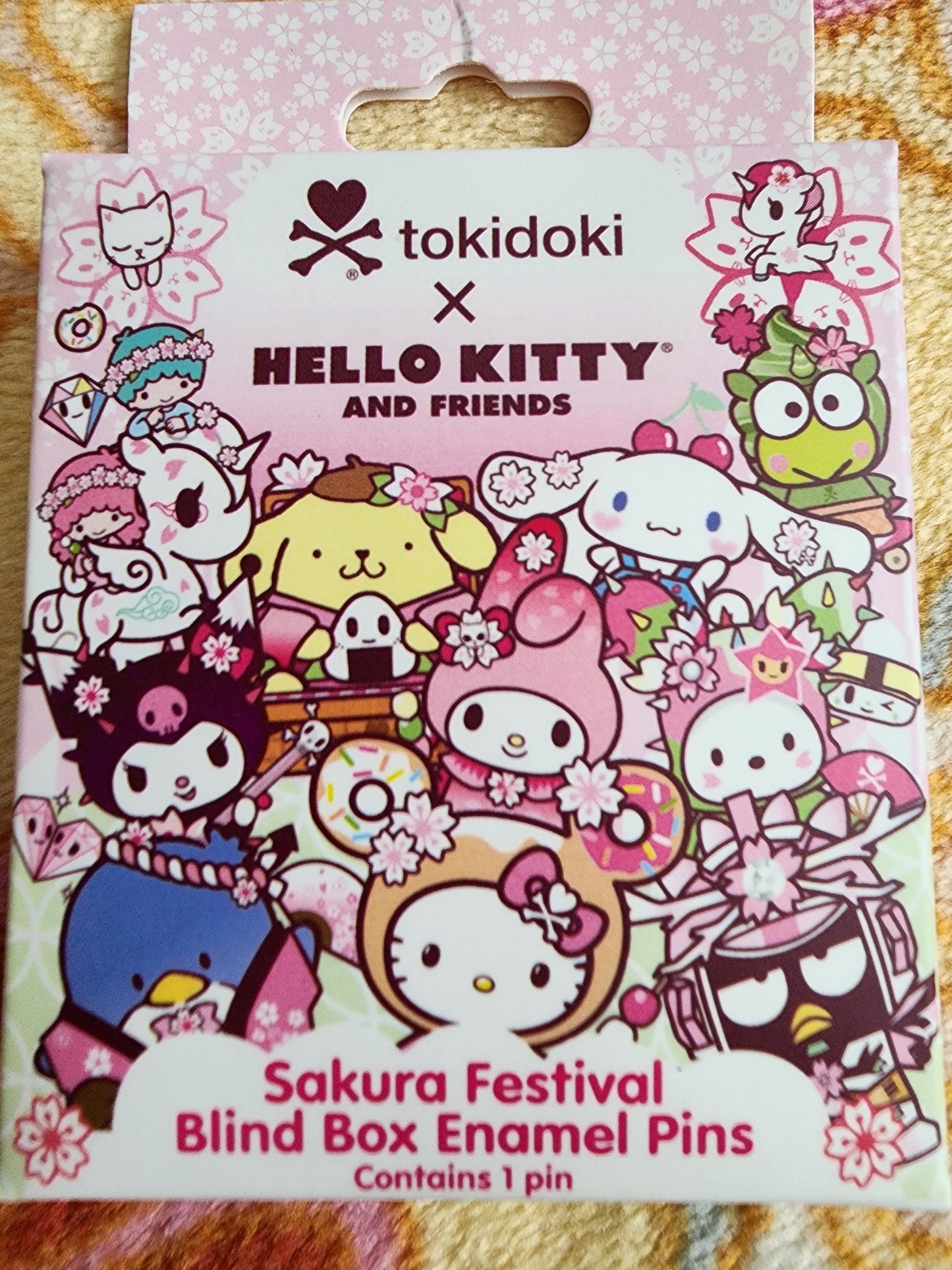 Tokidoki Hello Kitty and Friends Sakura Festival Mystery Pins