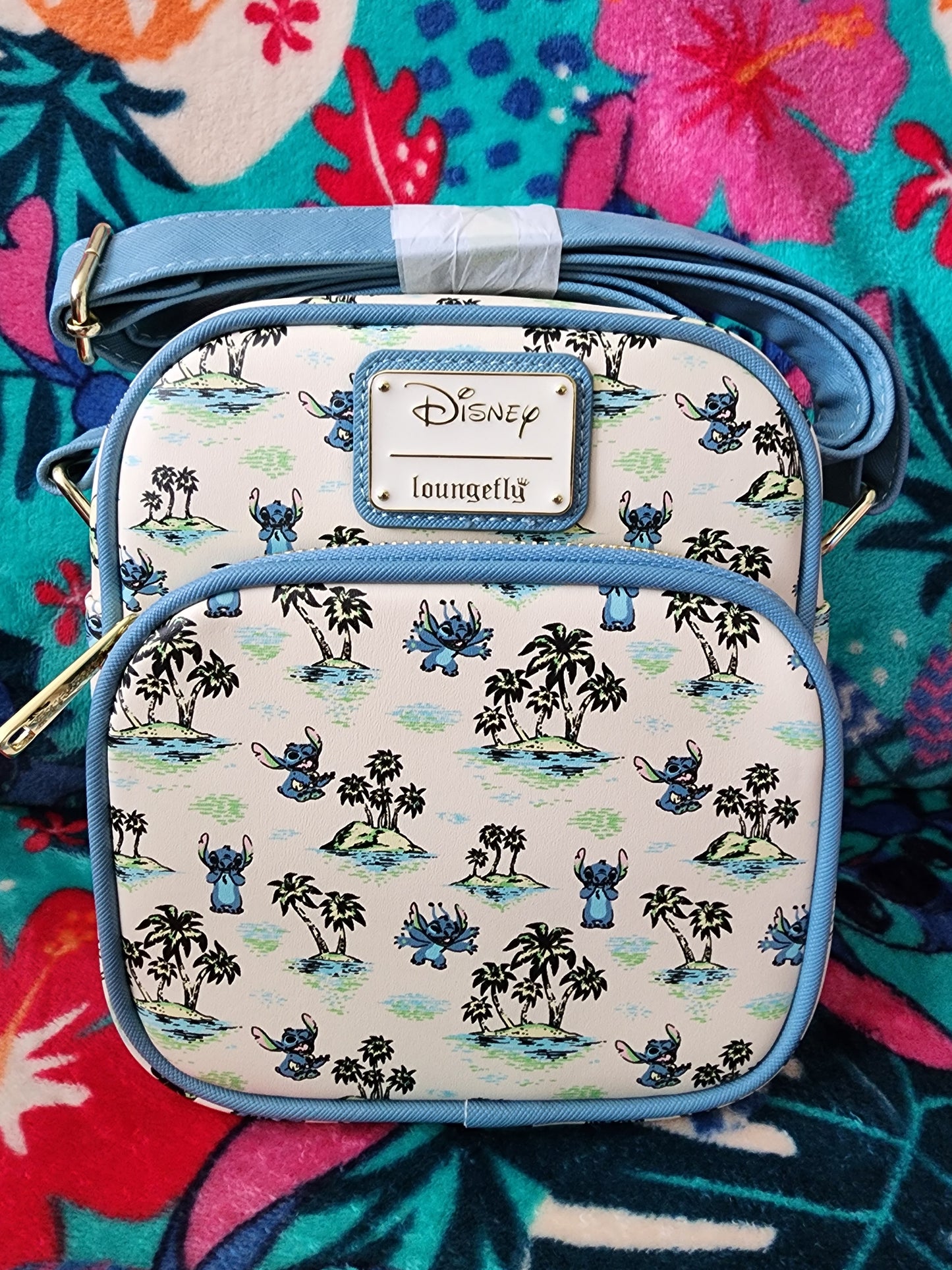 Loungefly Disney Stitch Tropical Crossbody Bag