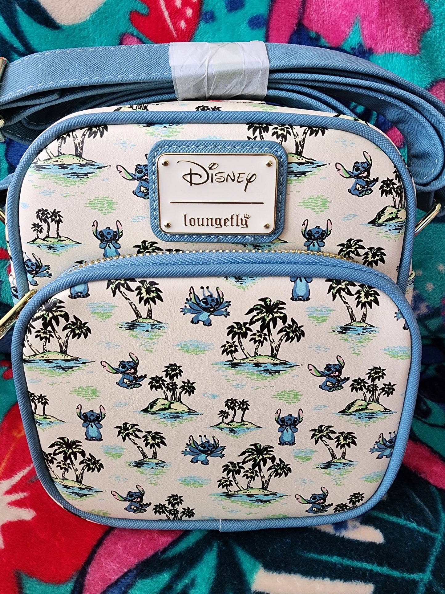 Loungefly Disney Stitch Tropical Crossbody Bag