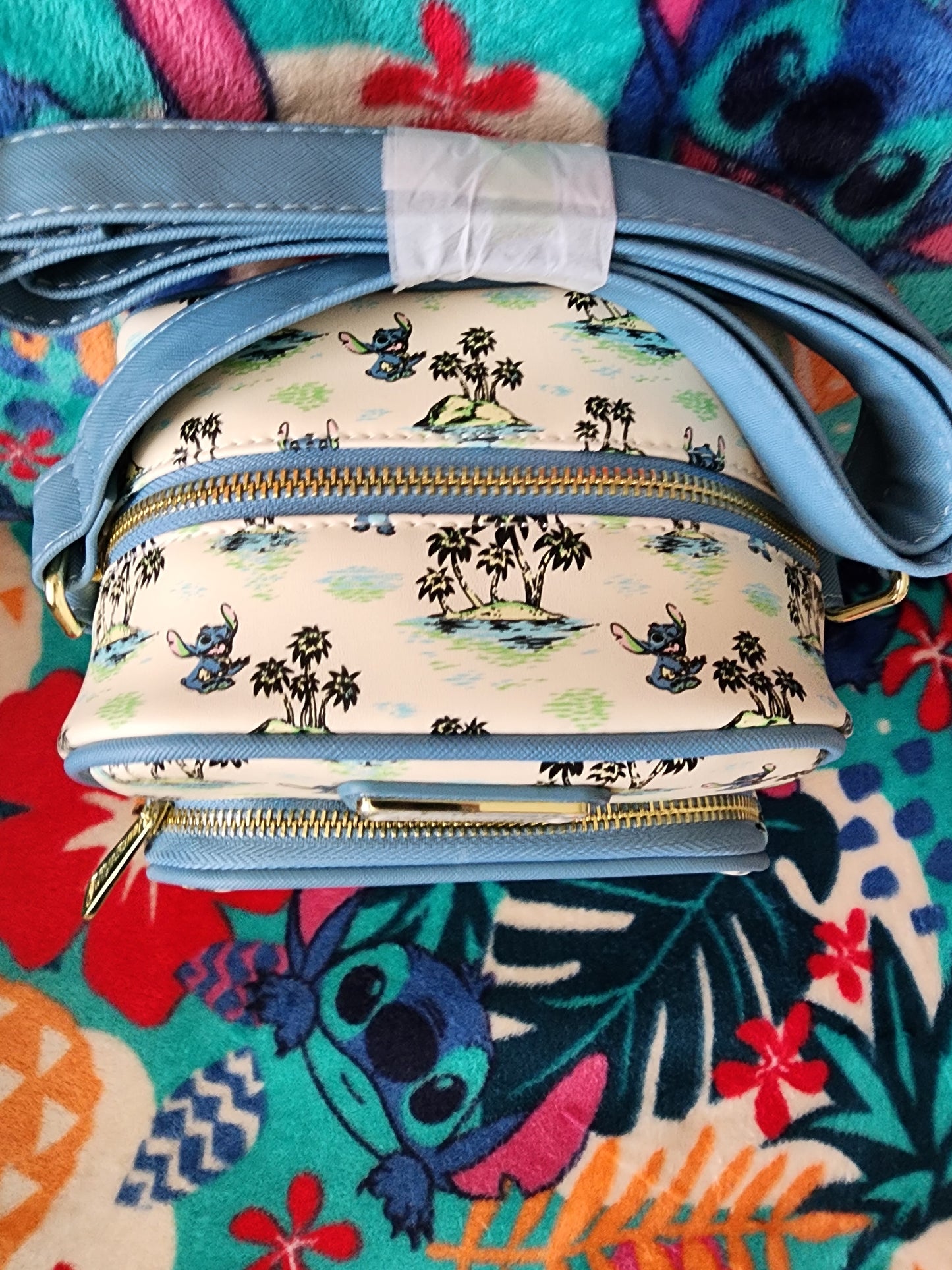 Loungefly Disney Stitch Tropical Crossbody Bag