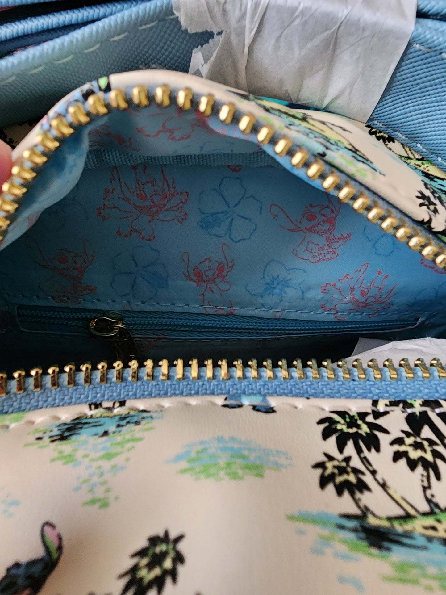 Loungefly Disney Stitch Tropical Crossbody Bag