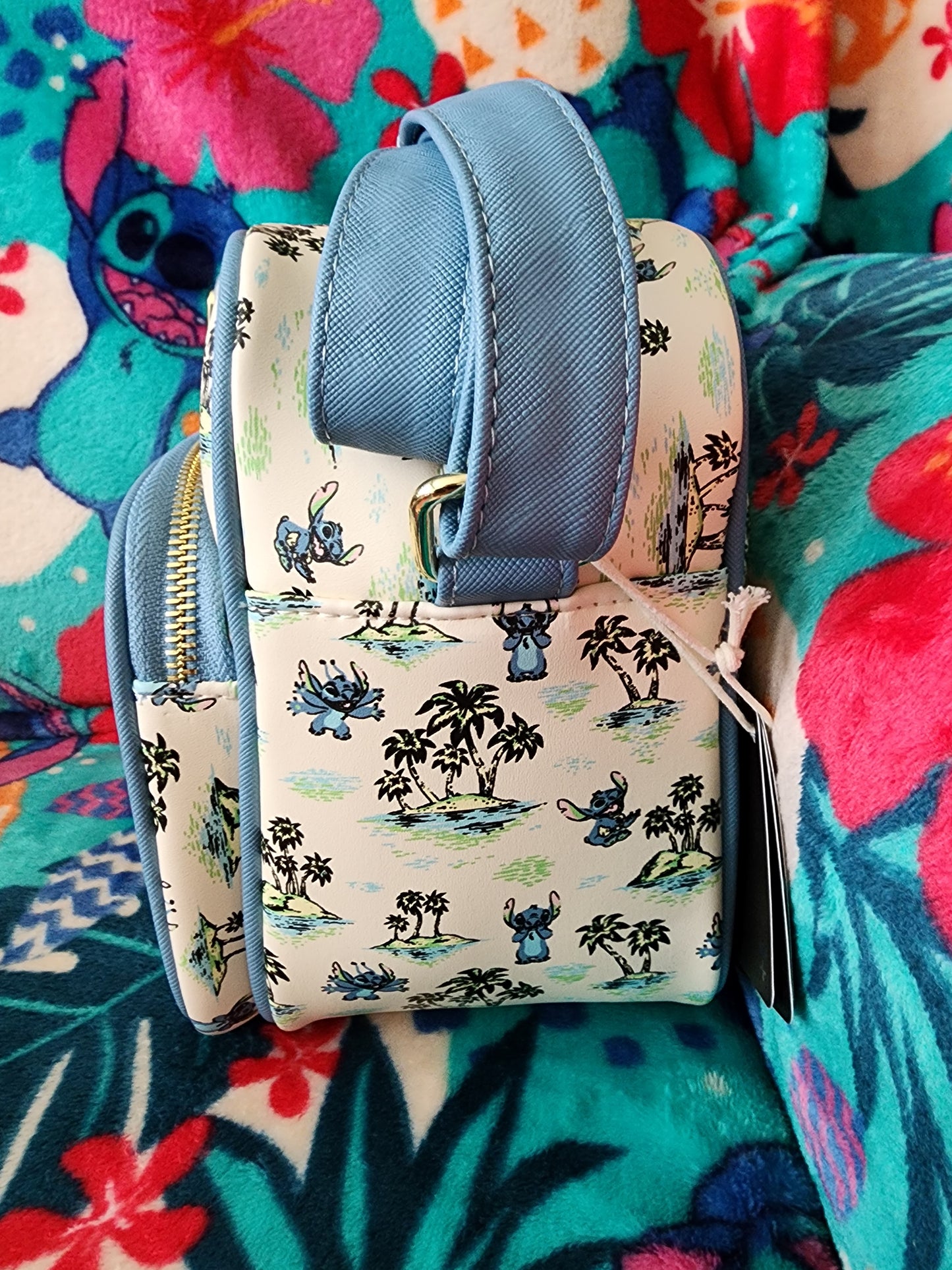 Loungefly Disney Stitch Tropical Crossbody Bag