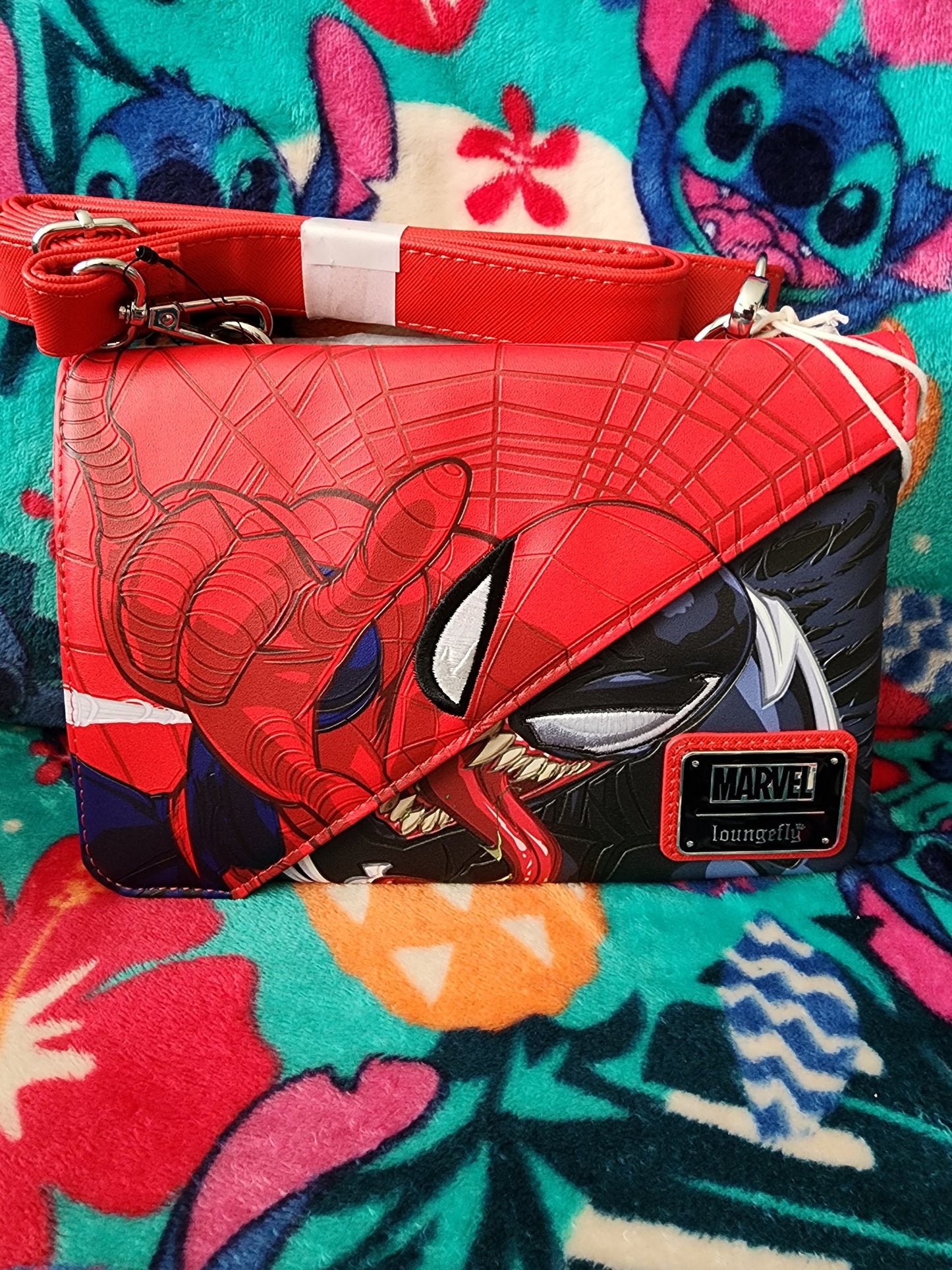 Loungefly Marvel Spiderman/Venom Crossbody Bag