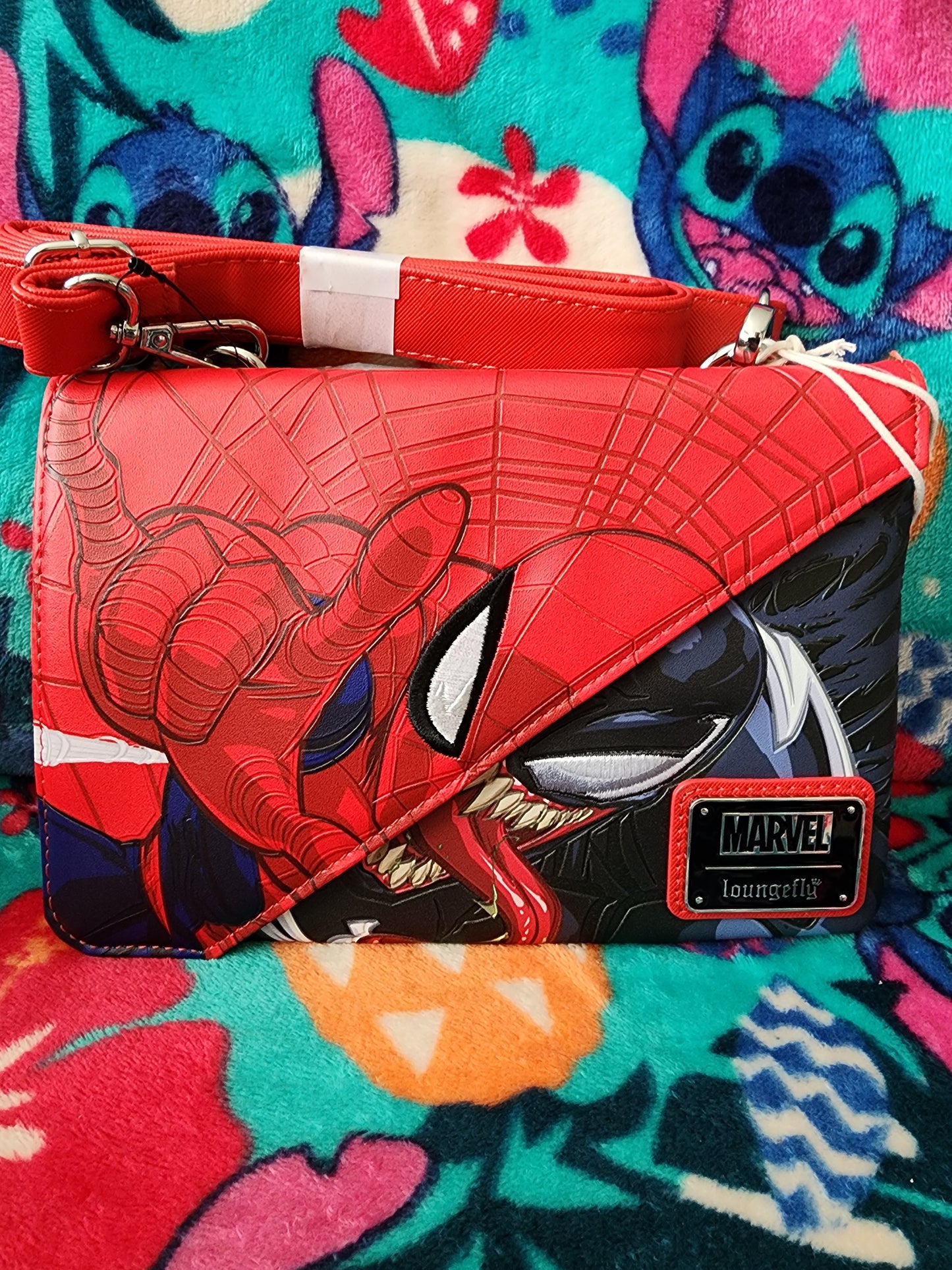 Loungefly Marvel Spiderman/Venom Crossbody Bag