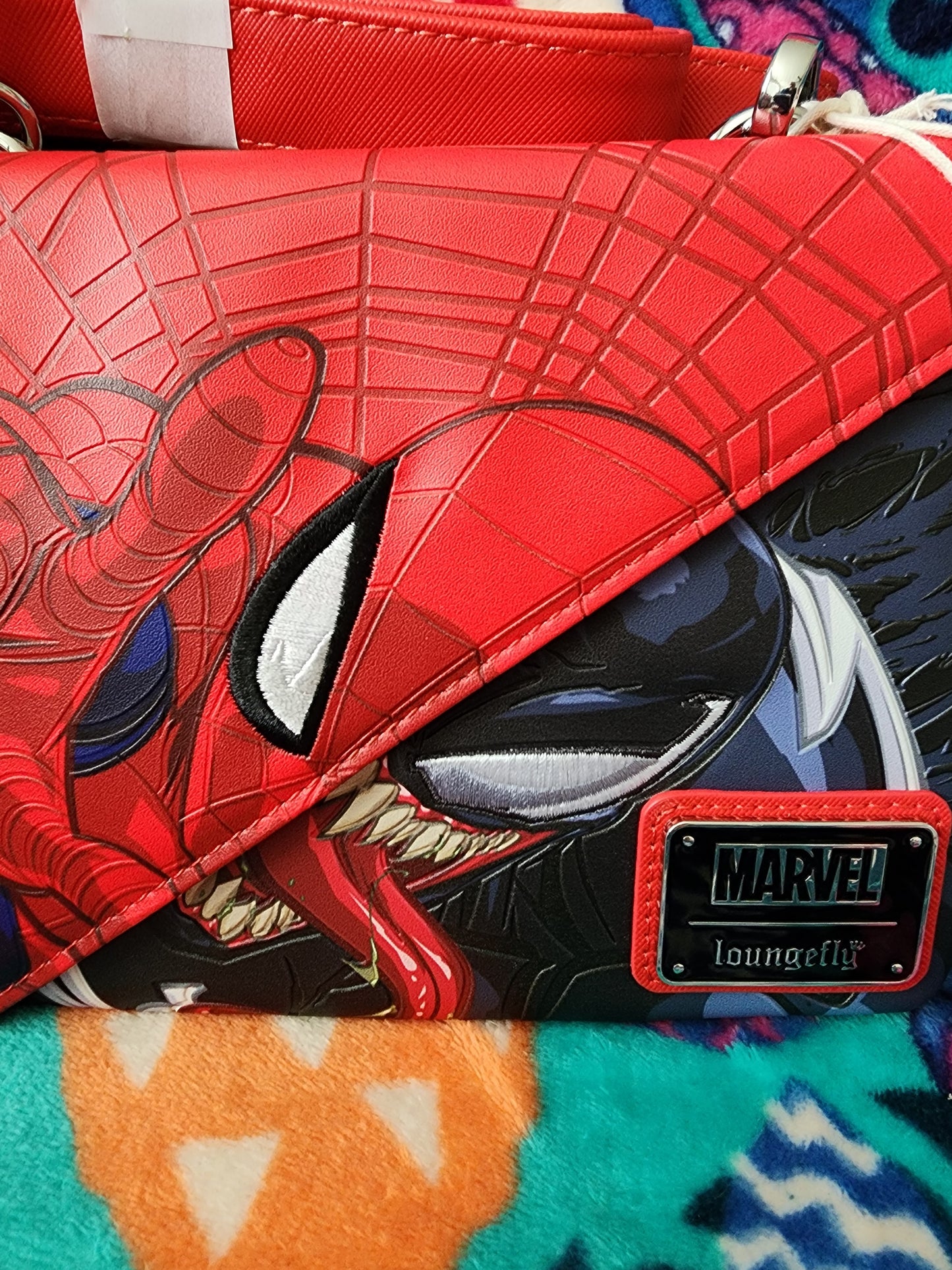 Loungefly Marvel Spiderman/Venom Crossbody Bag