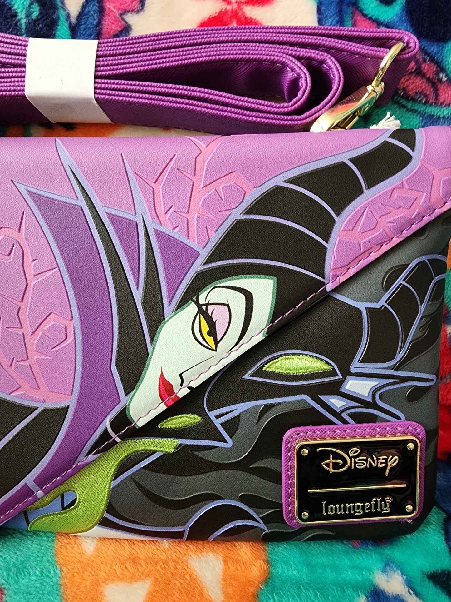 Loungefly Disney Malifacent/the Dragon Crossbody Bag