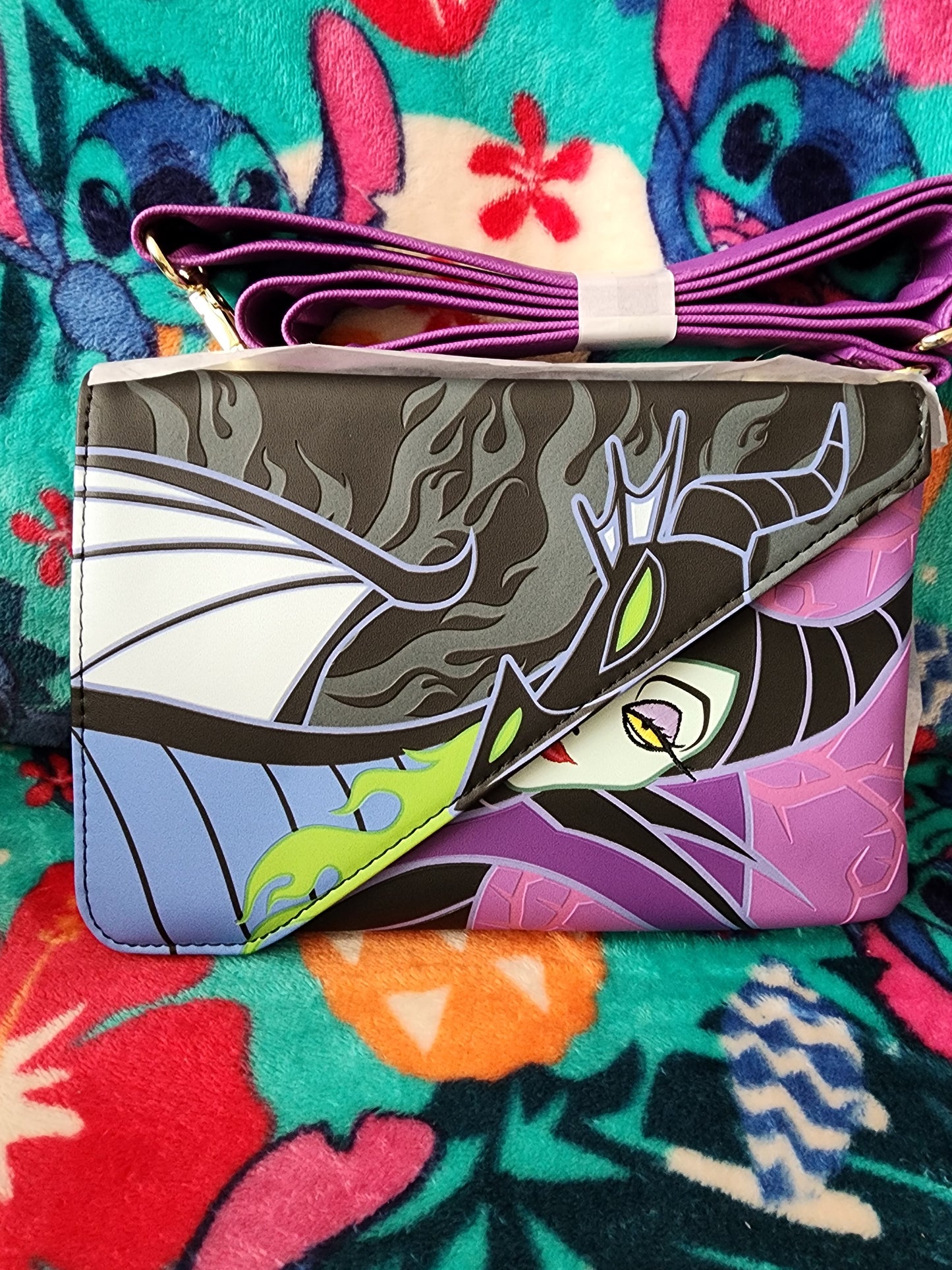 Loungefly Disney Malifacent/the Dragon Crossbody Bag