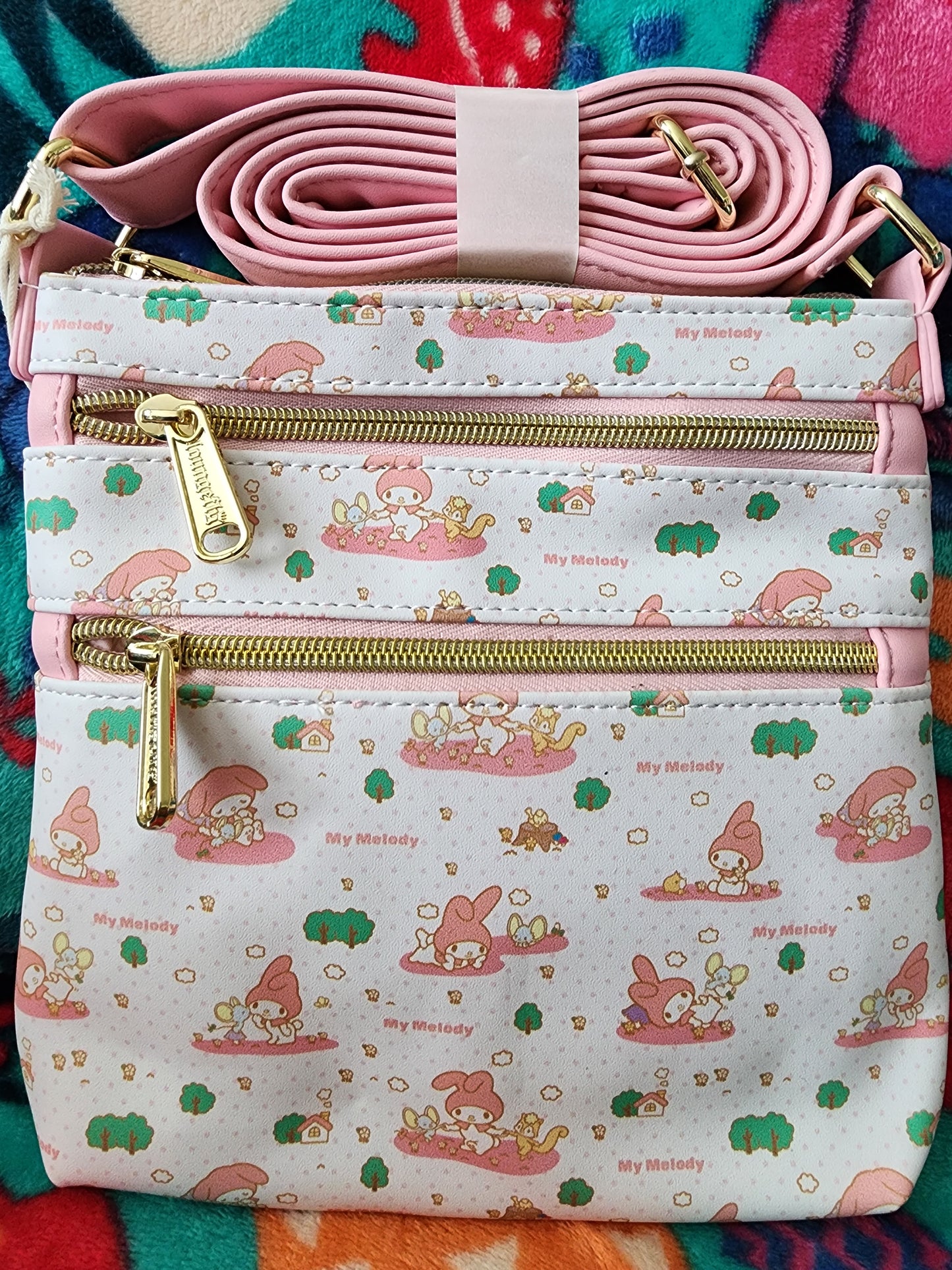 Loungefly Hello Kitty My Melody Crossbody Bag