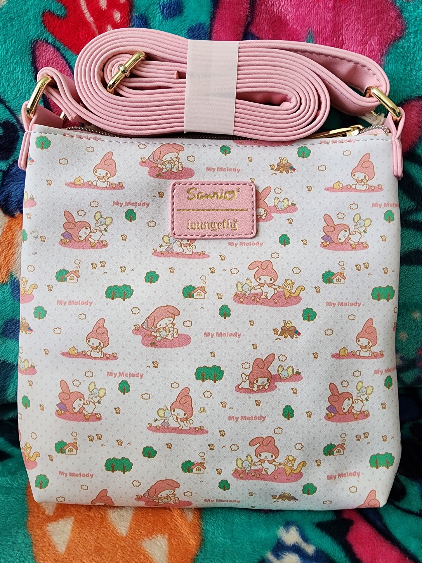 Loungefly Hello Kitty My Melody Crossbody Bag