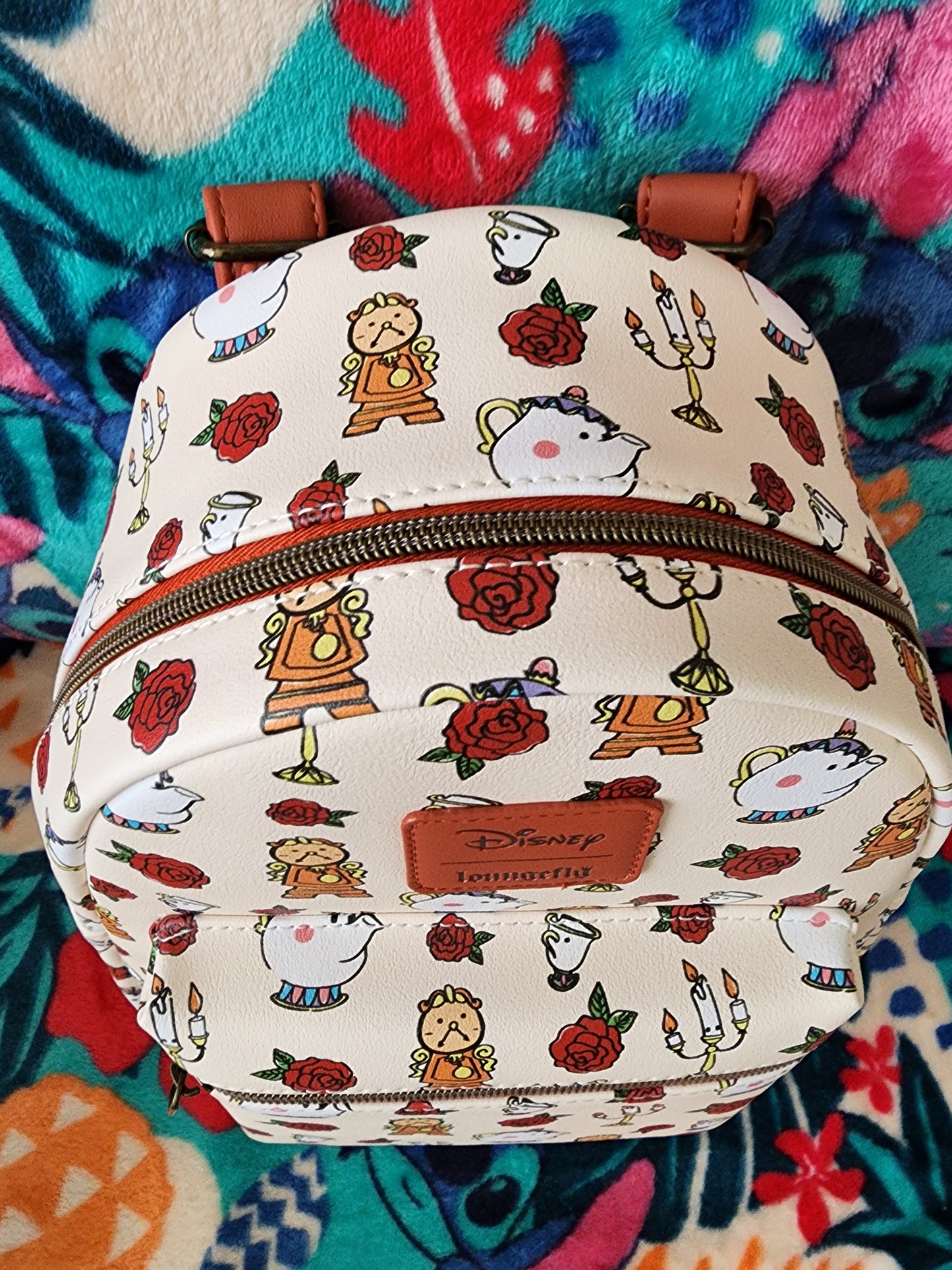 Loungefly Disney Beauty and the Beast Chibi Backpack