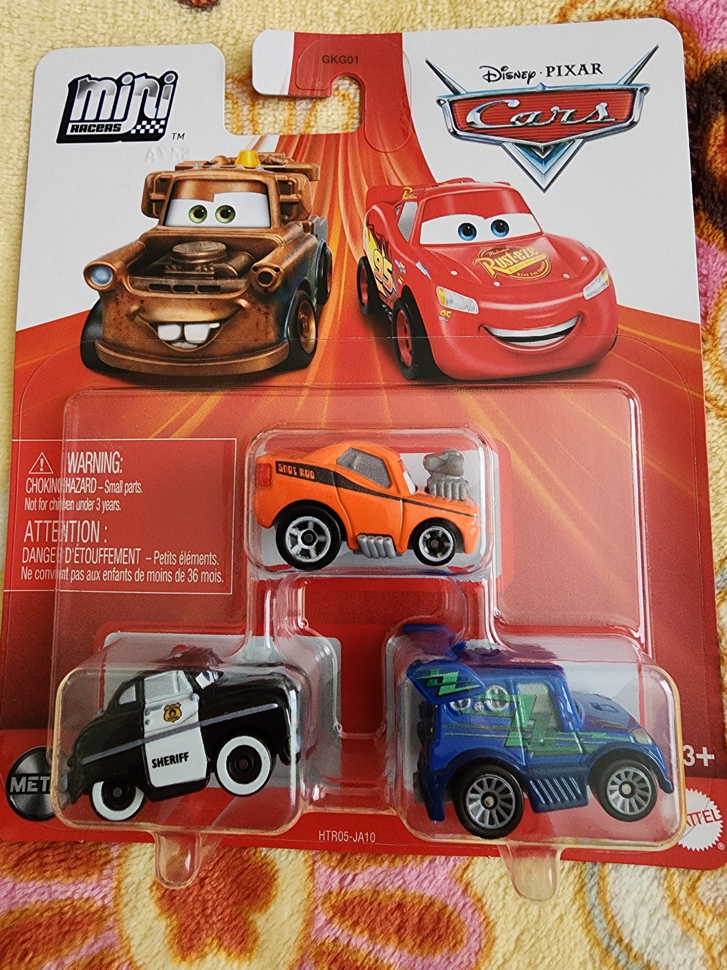 Disney Pixar Cars Mini Racers 3-packs Set