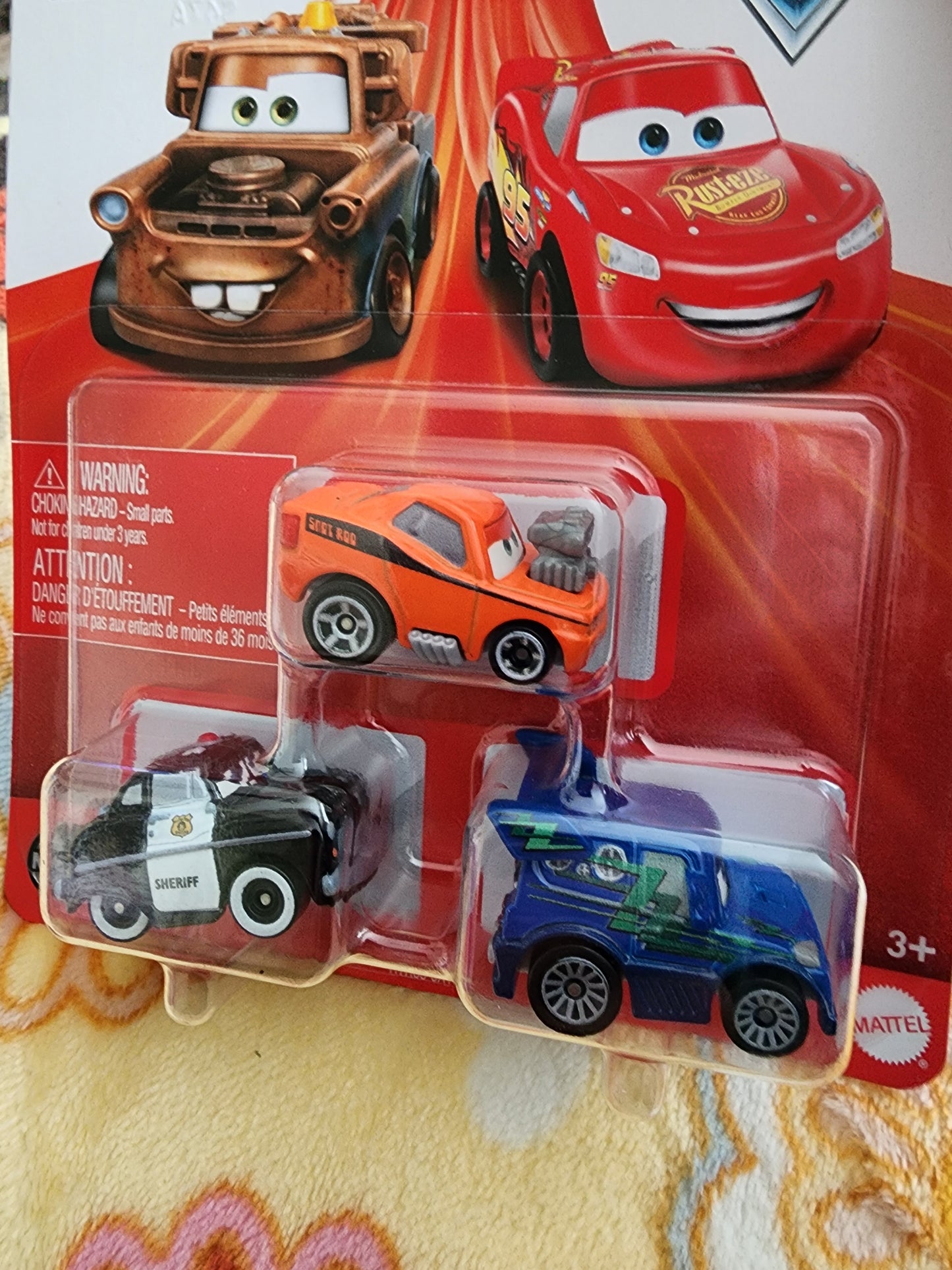 Disney Pixar Cars Mini Racers 3-packs Set