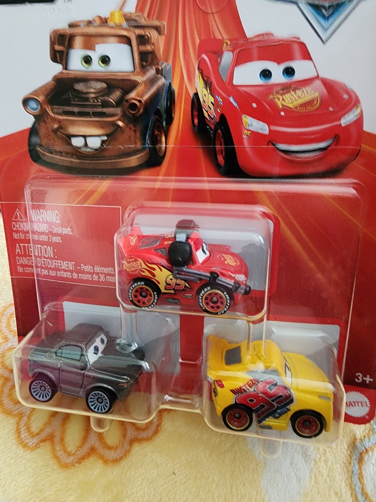 Disney Pixar Cars Mini Racers 3-packs Set