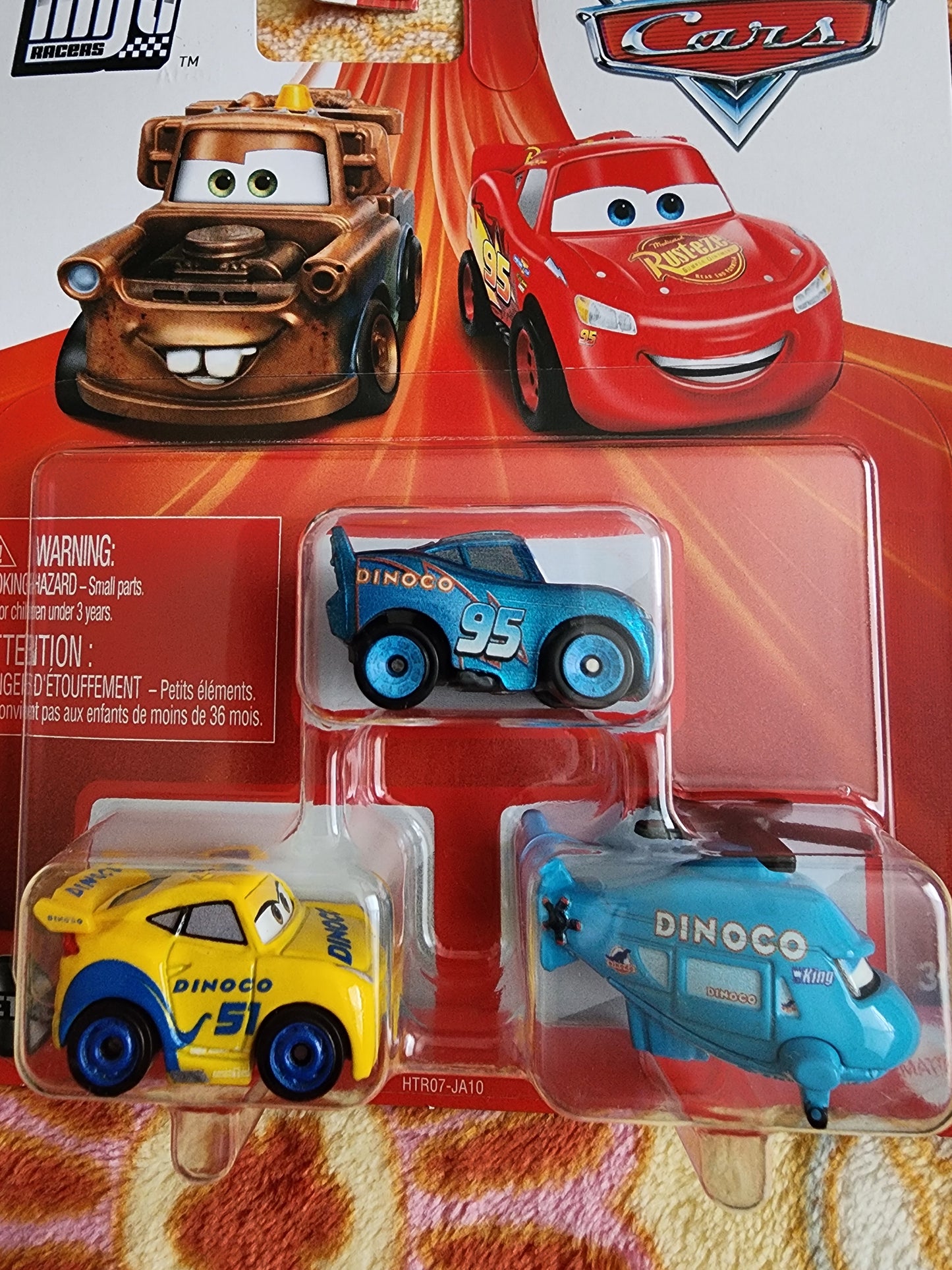 Disney Pixar Cars Mini Racers 3-packs Set