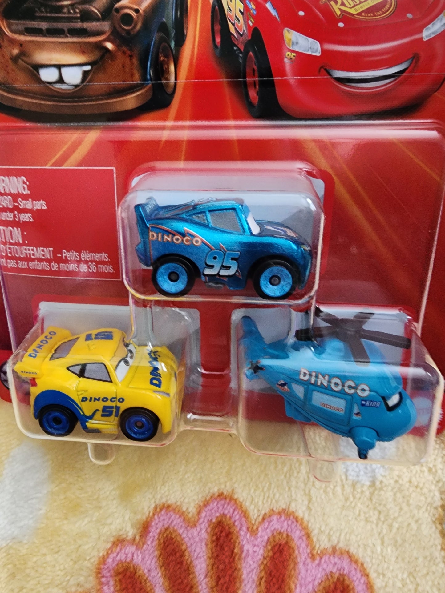 Disney Pixar Cars Mini Racers 3-packs Set