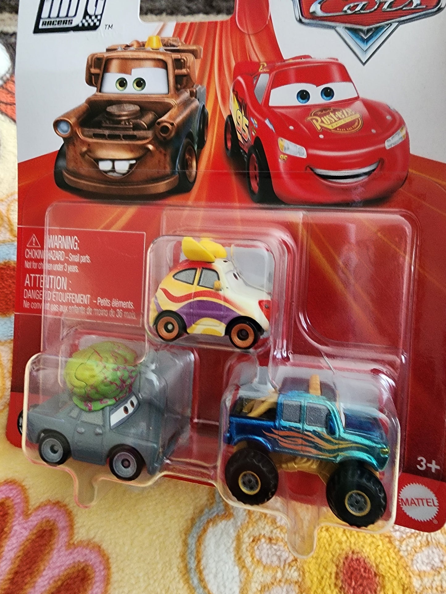 Disney Pixar Cars Mini Racers 3-packs Set