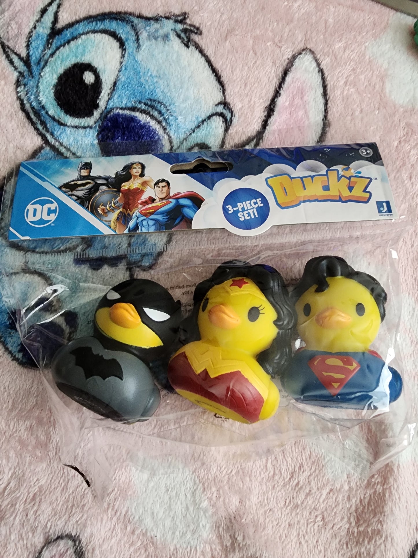 DC Bathtime Rubber Duckies Set