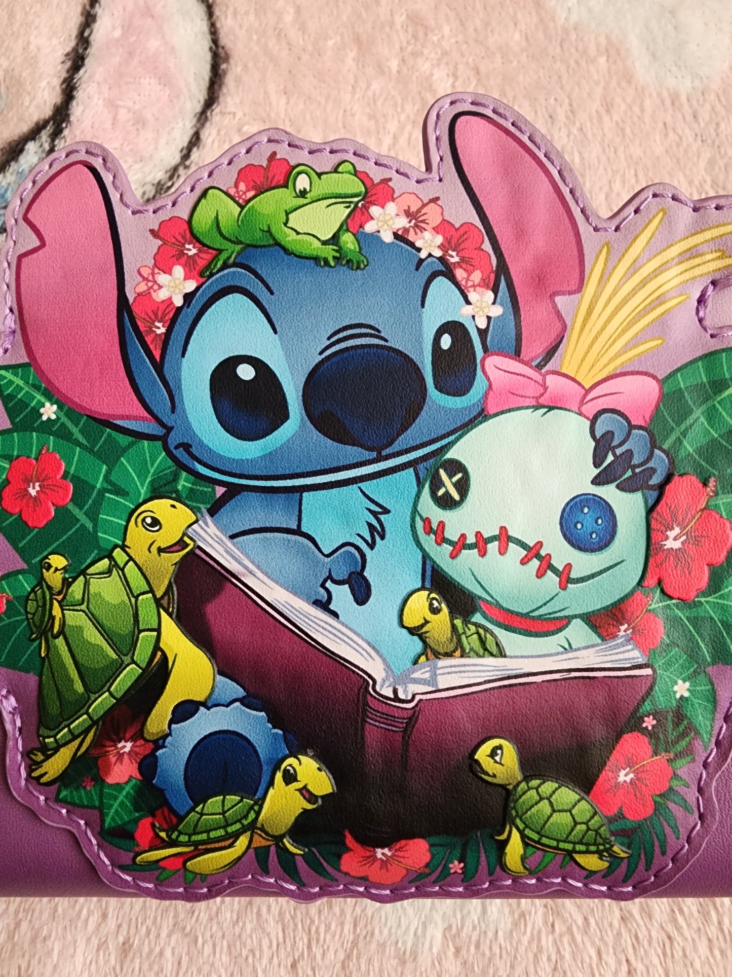 Loungefly Disney Stitch and Scrump Tropical Wallet