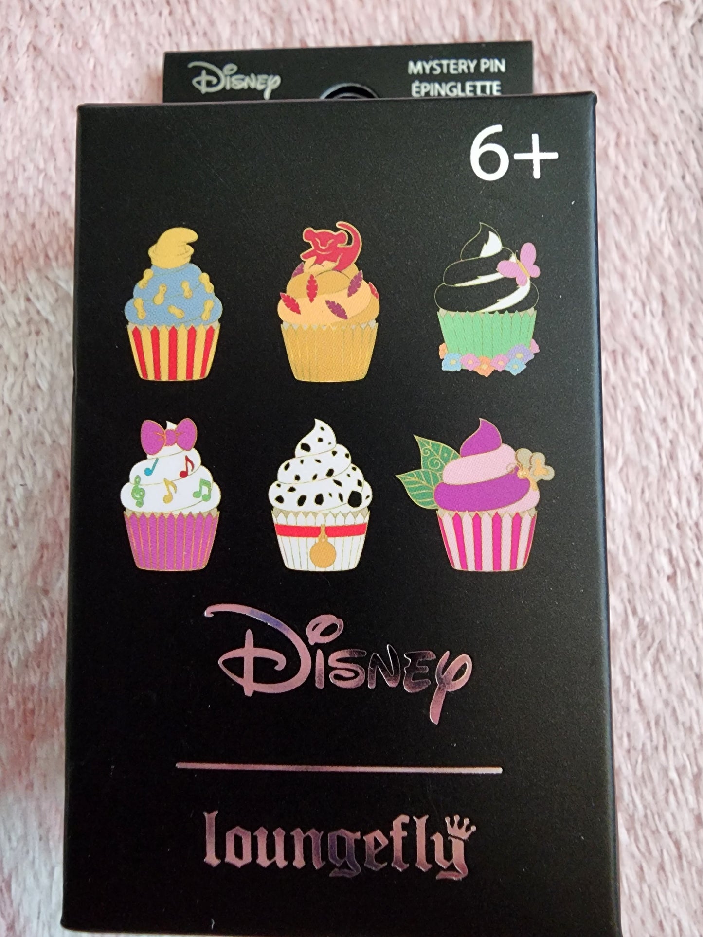 Loungefly Disney Characters Cupcake Mystery Pins