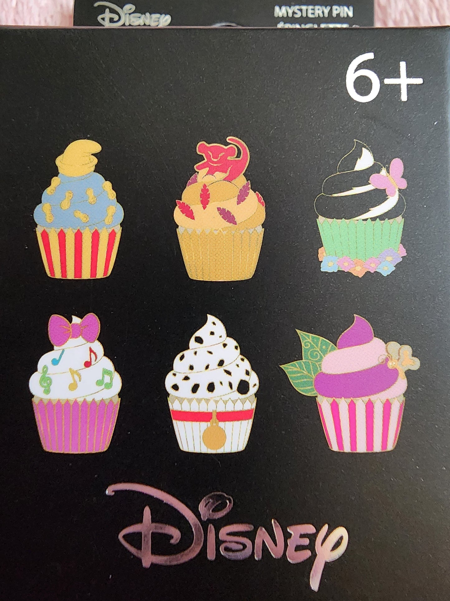 Loungefly Disney Characters Cupcake Mystery Pins