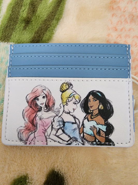 Loungefly Disney Princess Sketched Card Holder