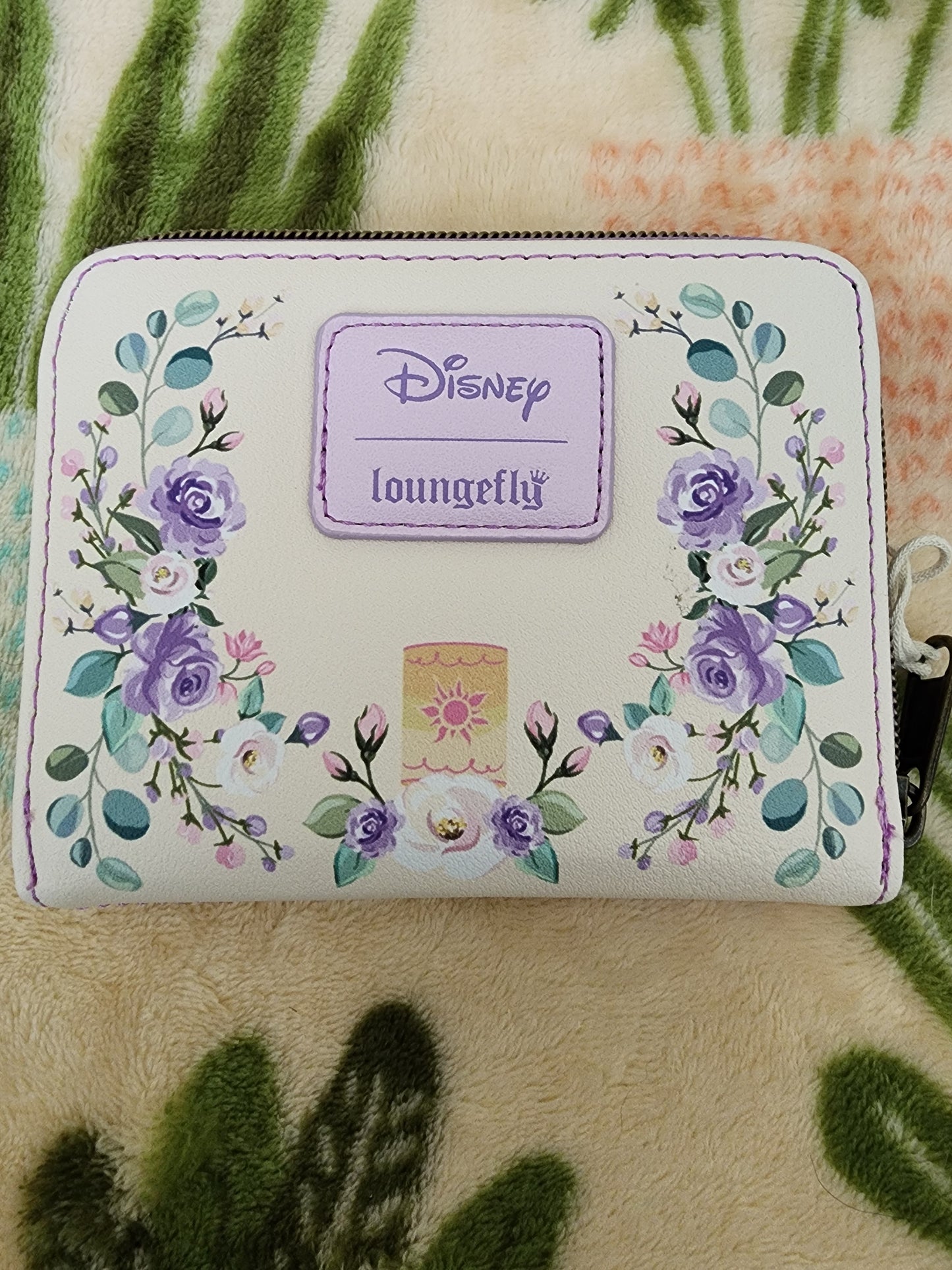 Loungefly Disney Tangled Rapunzel and Pascal Floral Wallet