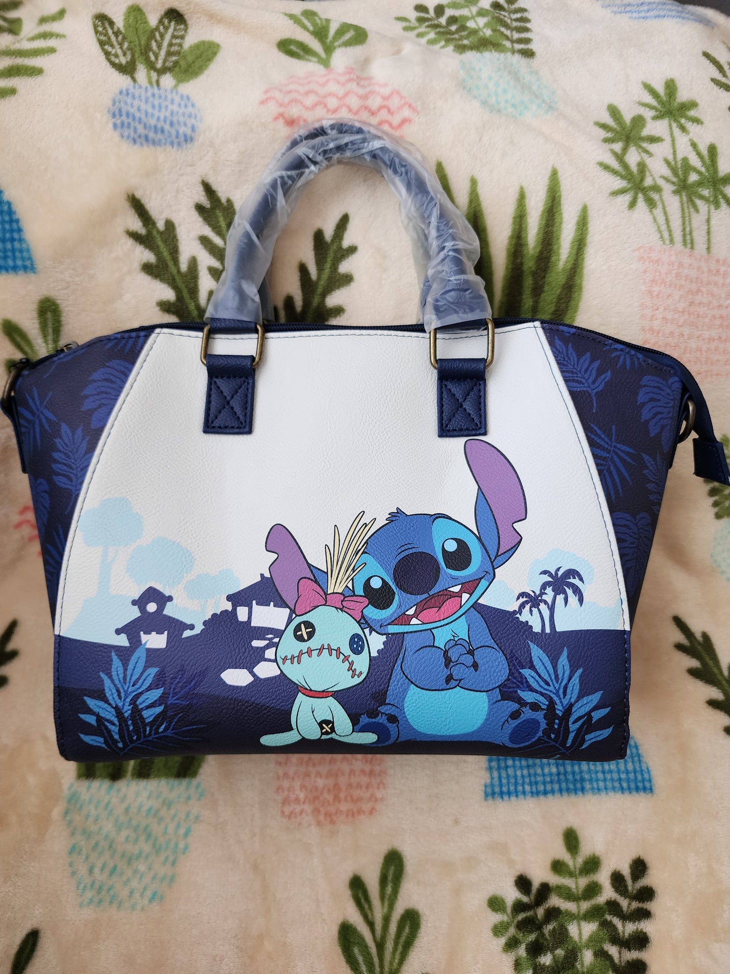 Loungefly Disney Stitch and Scrump Tropical Happy Handbag