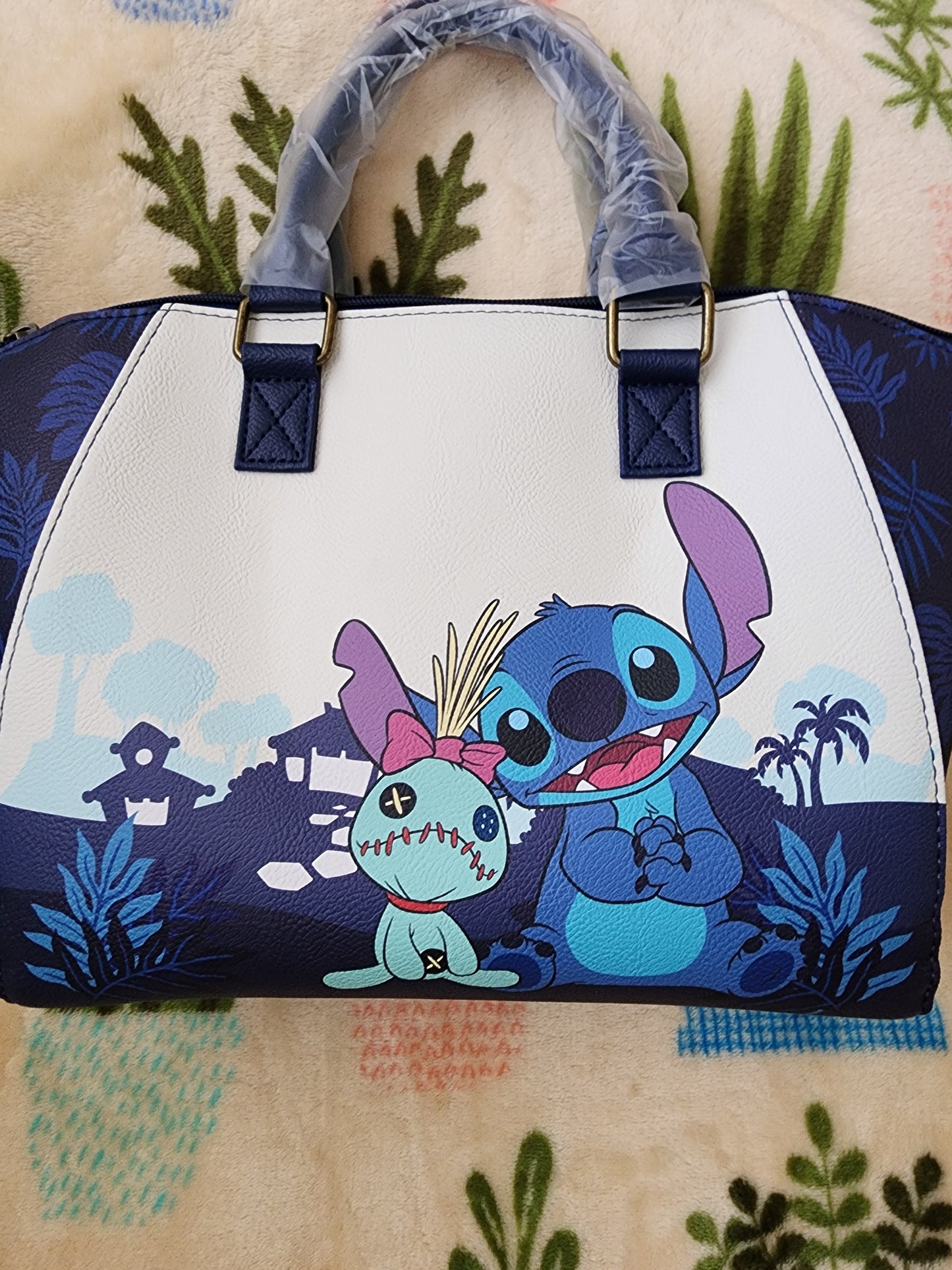 Loungefly Disney Stitch and Scrump Tropical Happy Handbag