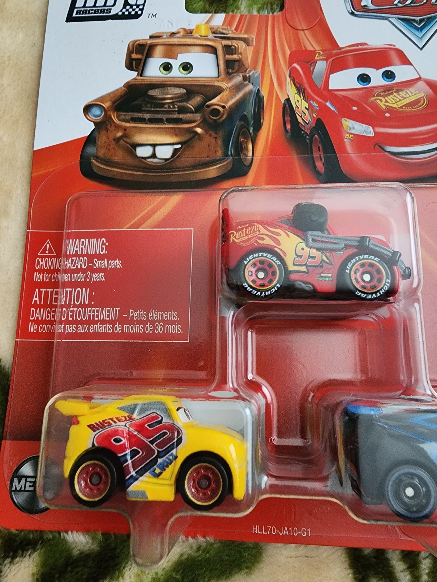 Disney Pixar Cars Mini Racers 3-packs Set