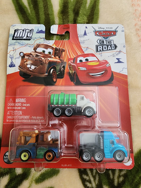 Disney Pixar Cars Mini Racers 3-packs Set