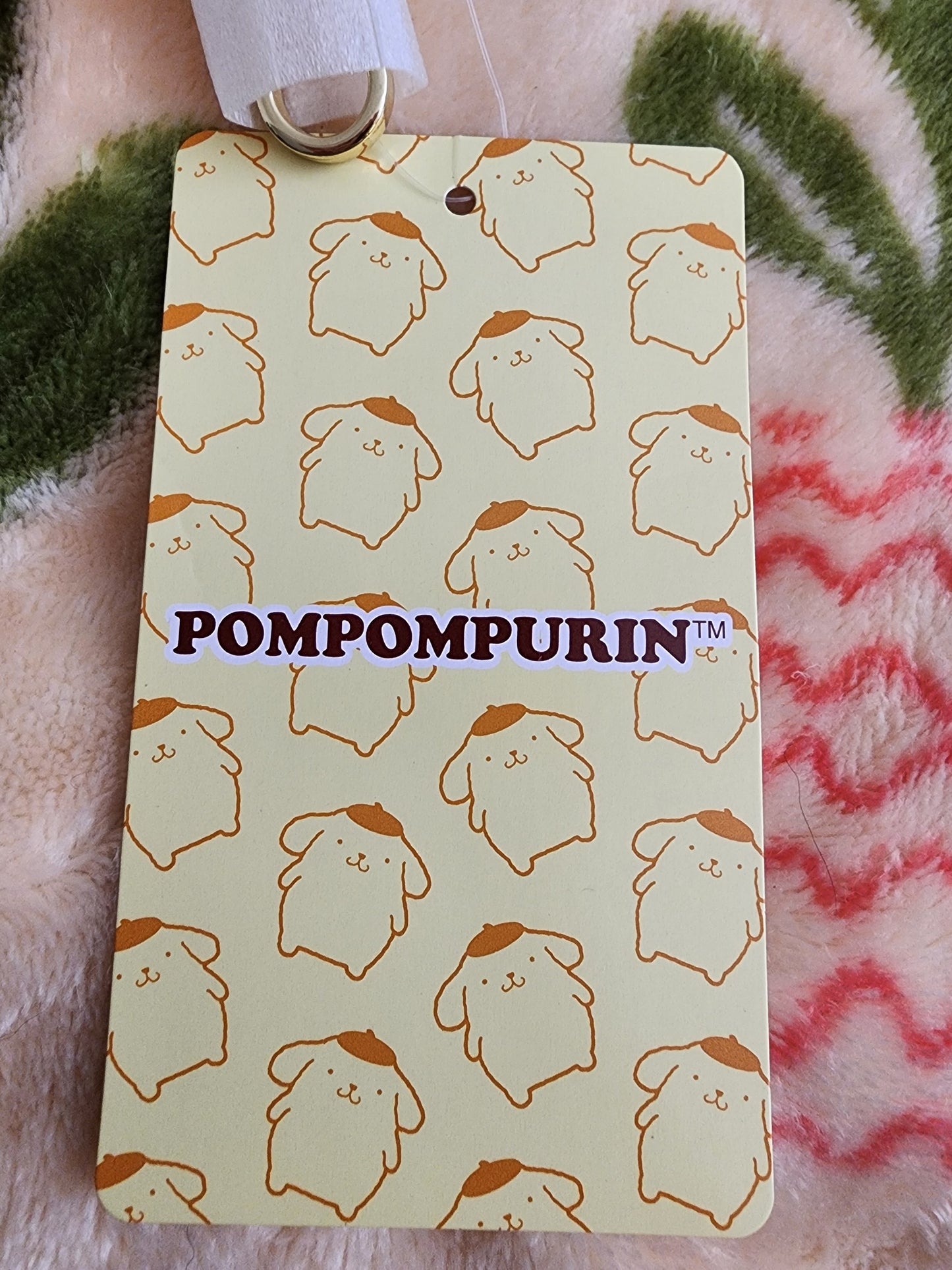 Pompompurin Daisy Flower Design Bag Clip/Coin Purse