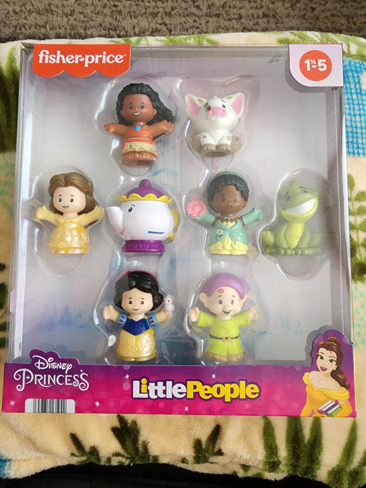Fisher Price Little People Disney Princess and their Sidekicks Figures Set