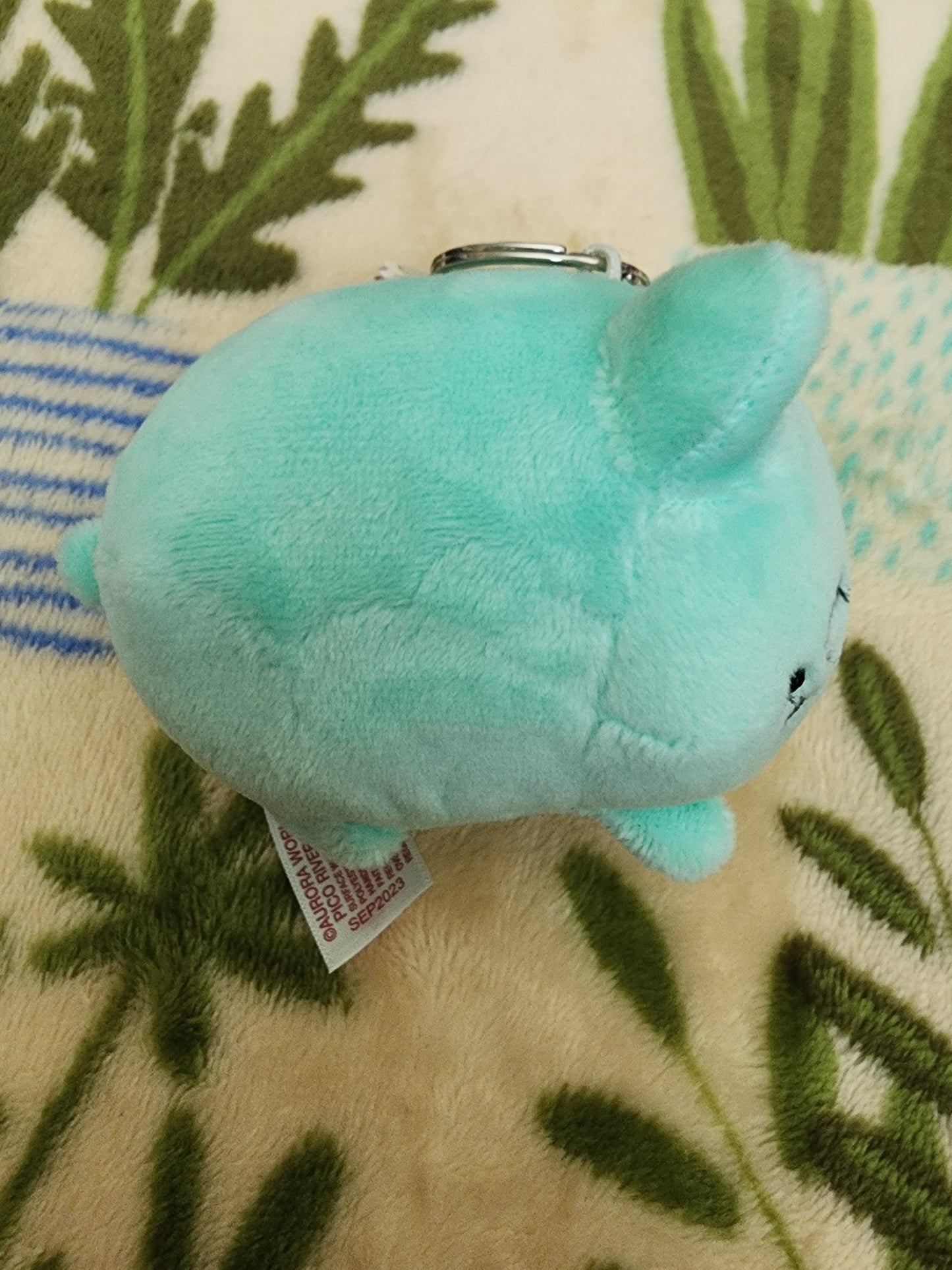 Meowchi Mint Green Plush Bag Clip