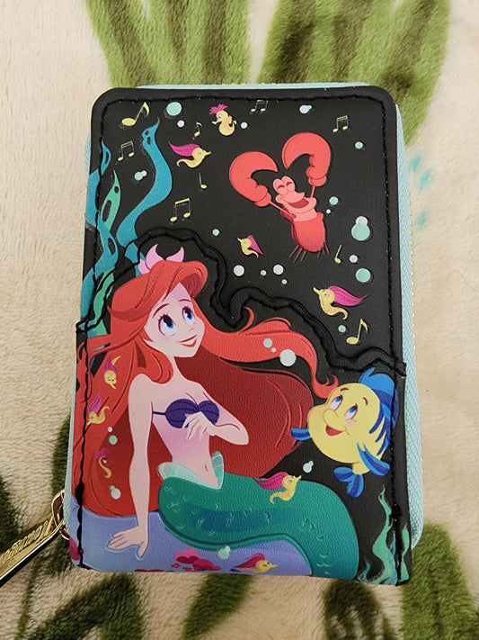 Loungefly Disney Little Mermaid 35th Anniversary According Card Holder