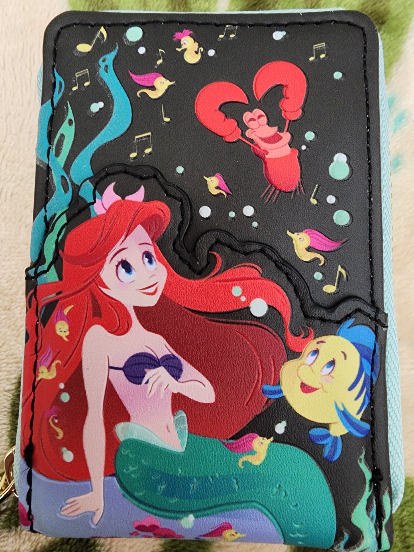 Loungefly Disney Little Mermaid 35th Anniversary According Card Holder