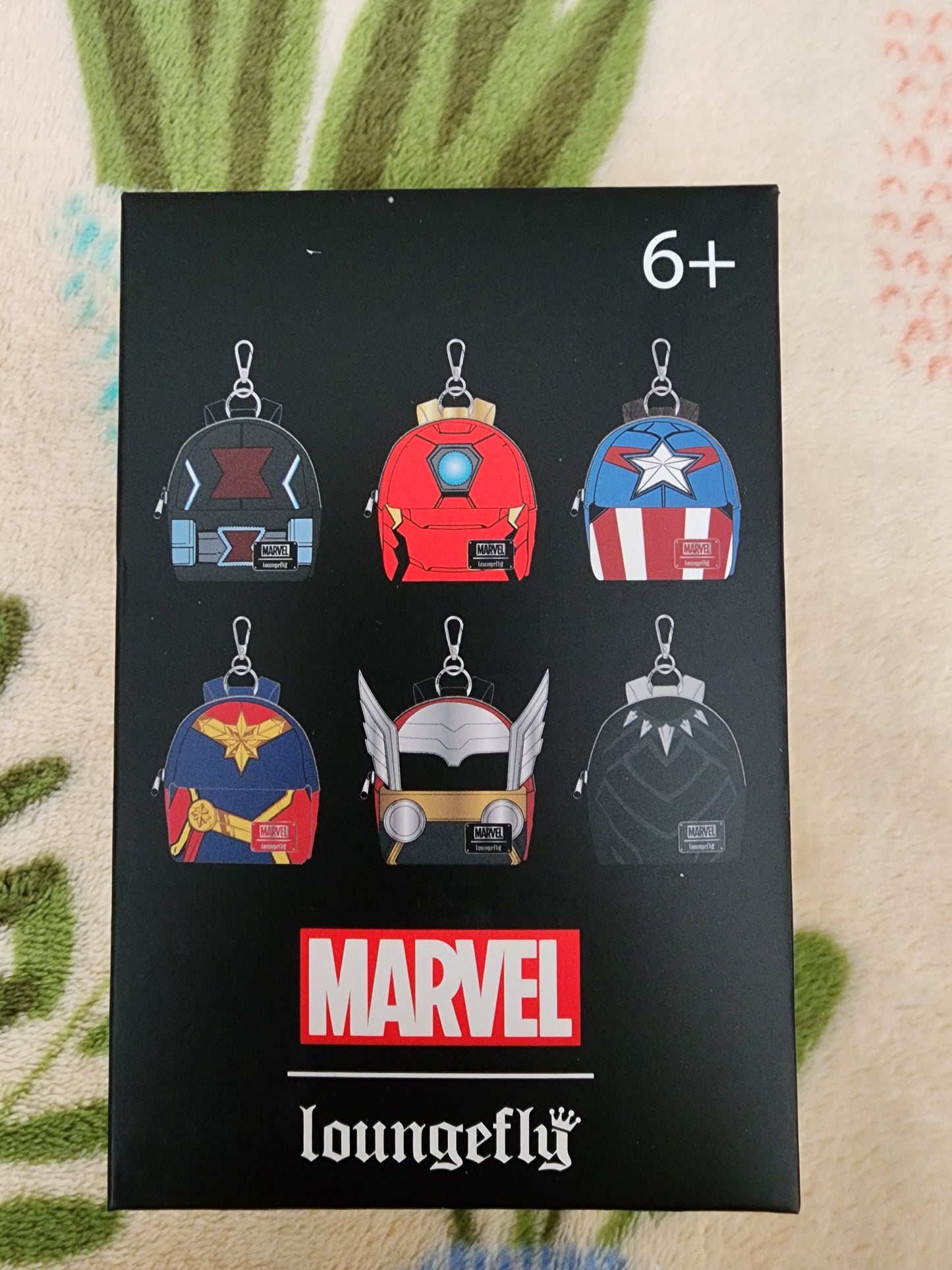 Marvel Avengers Mini Pocket Backpack Mystery Bag Clips/Key Chains