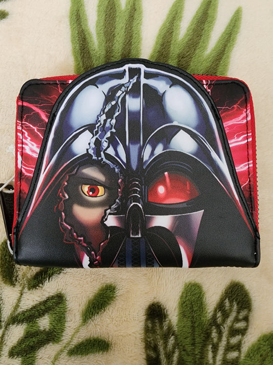 Loungefly Star Wars Clone Wars 30th Anniversary Ahsoka Darth Vader Wallet
