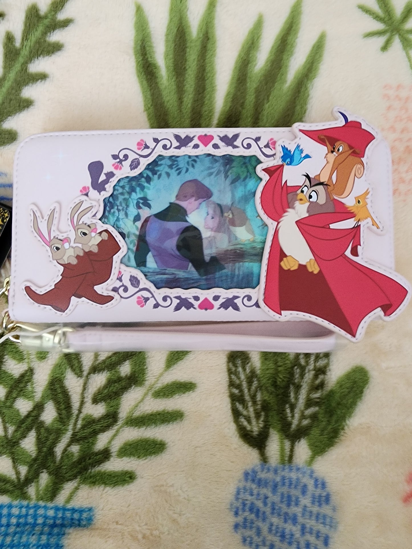 Loungefly Disney Sleeping Beauty 65th Anniversary Holographic Wallet/Wristlet