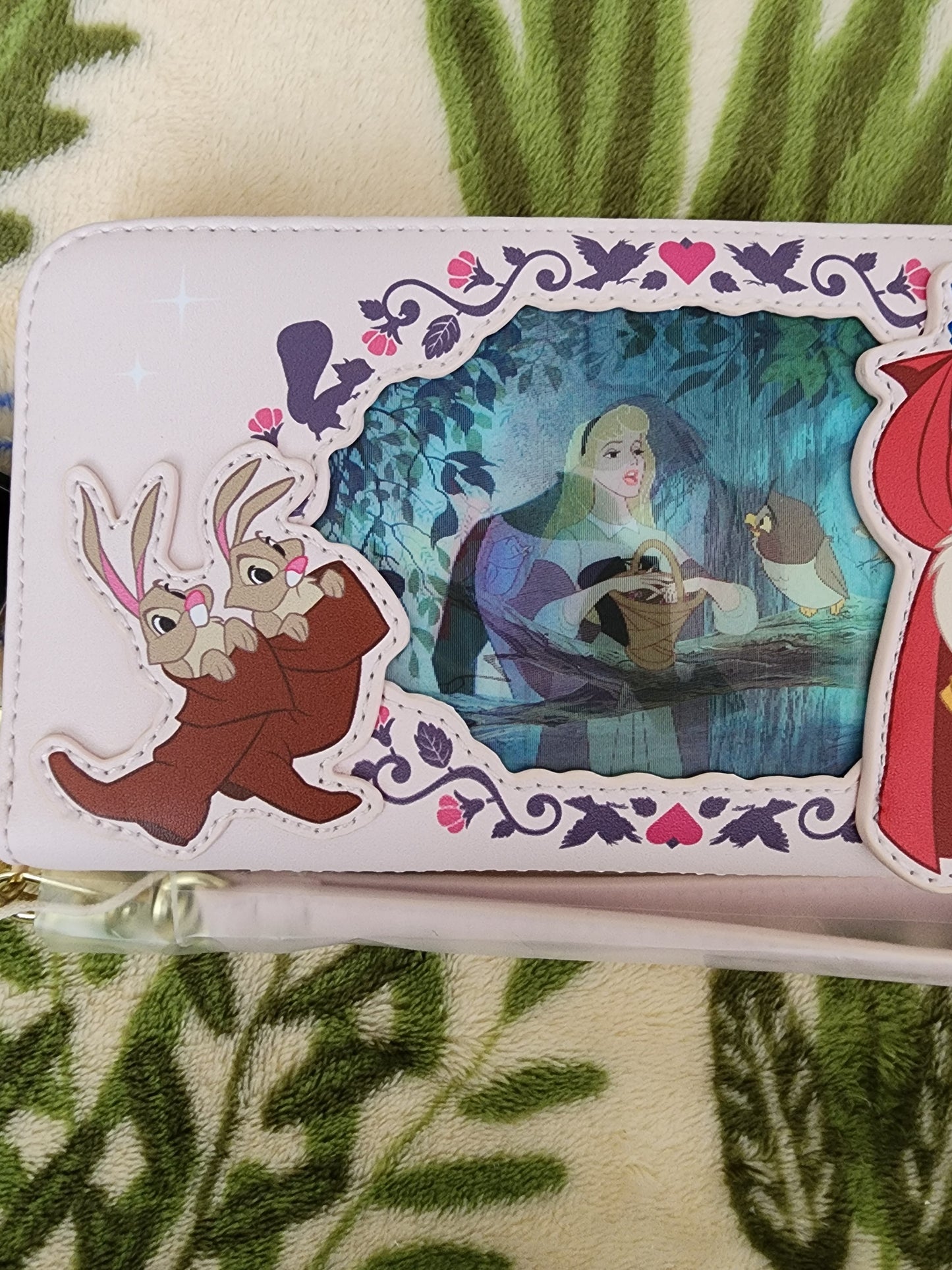 Loungefly Disney Sleeping Beauty 65th Anniversary Holographic Wallet/Wristlet