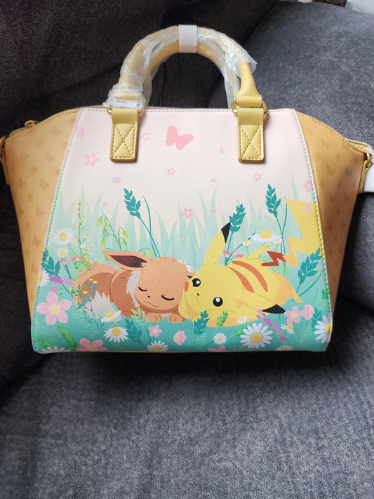 Loungefly Pokemon Pikachu and Evee Handbag