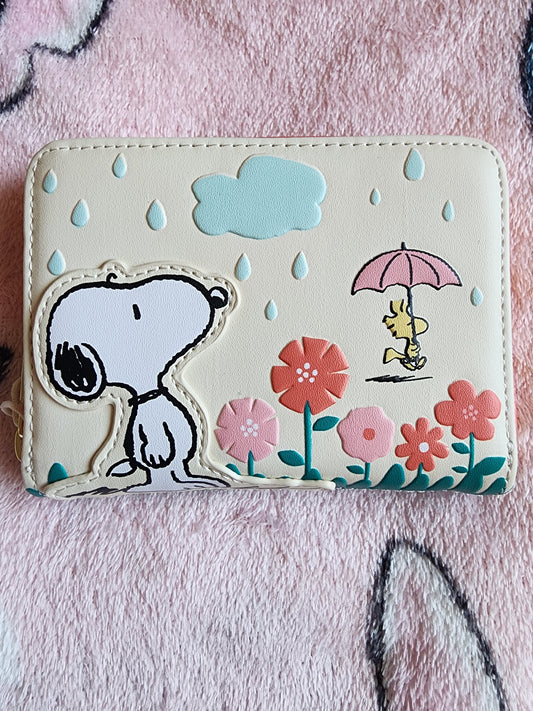 Loungefly Peanuts Snoopy and Woodstock Spring Time Wallet