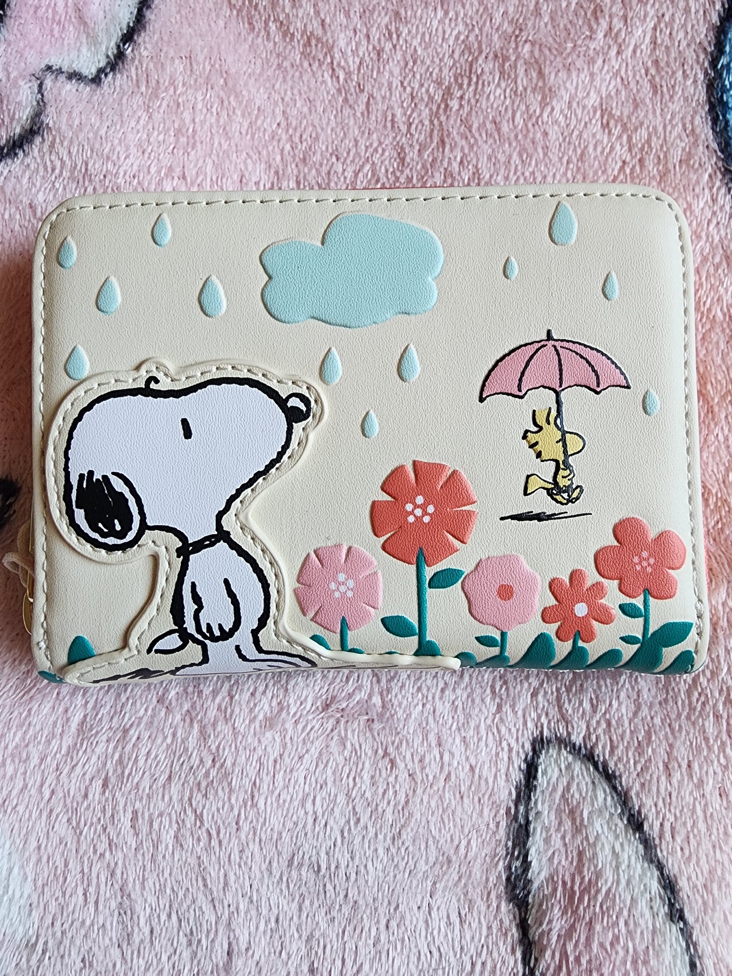 Loungefly Peanuts Snoopy and Woodstock Spring Time Wallet