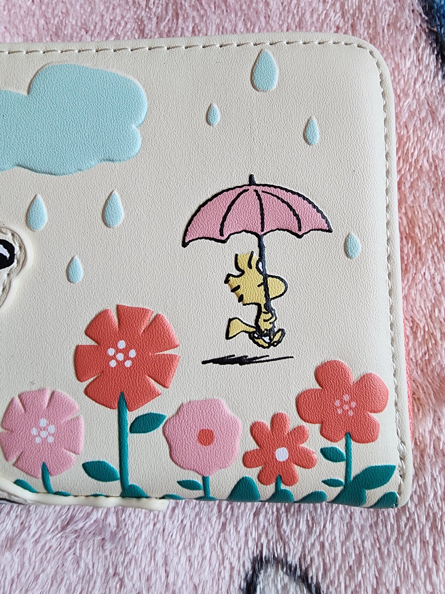 Loungefly Peanuts Snoopy and Woodstock Spring Time Wallet
