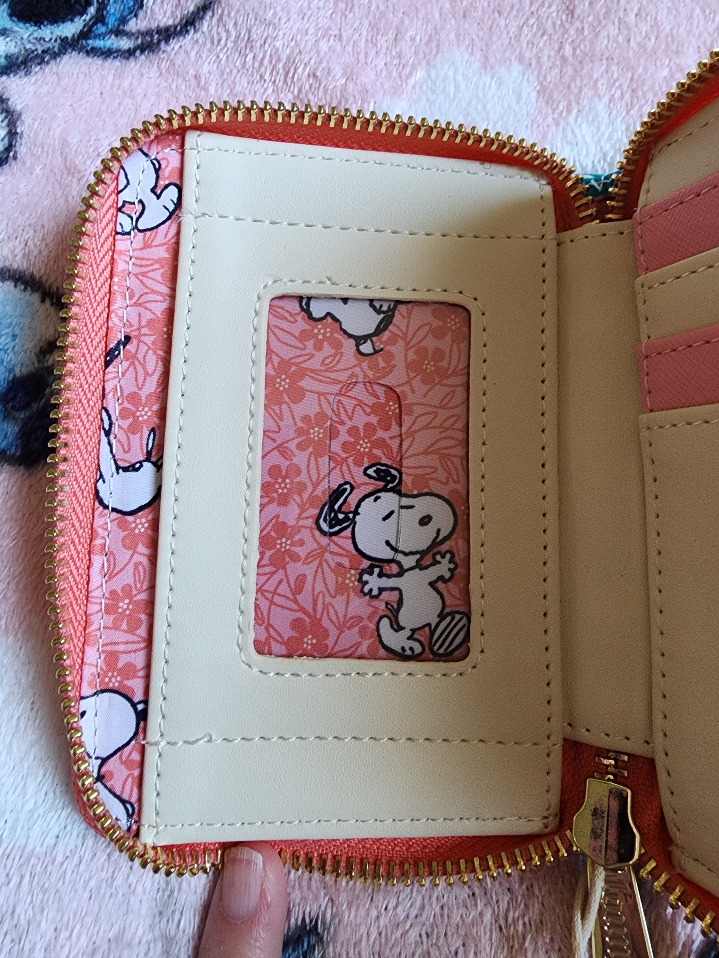 Loungefly Peanuts Snoopy and Woodstock Spring Time Wallet