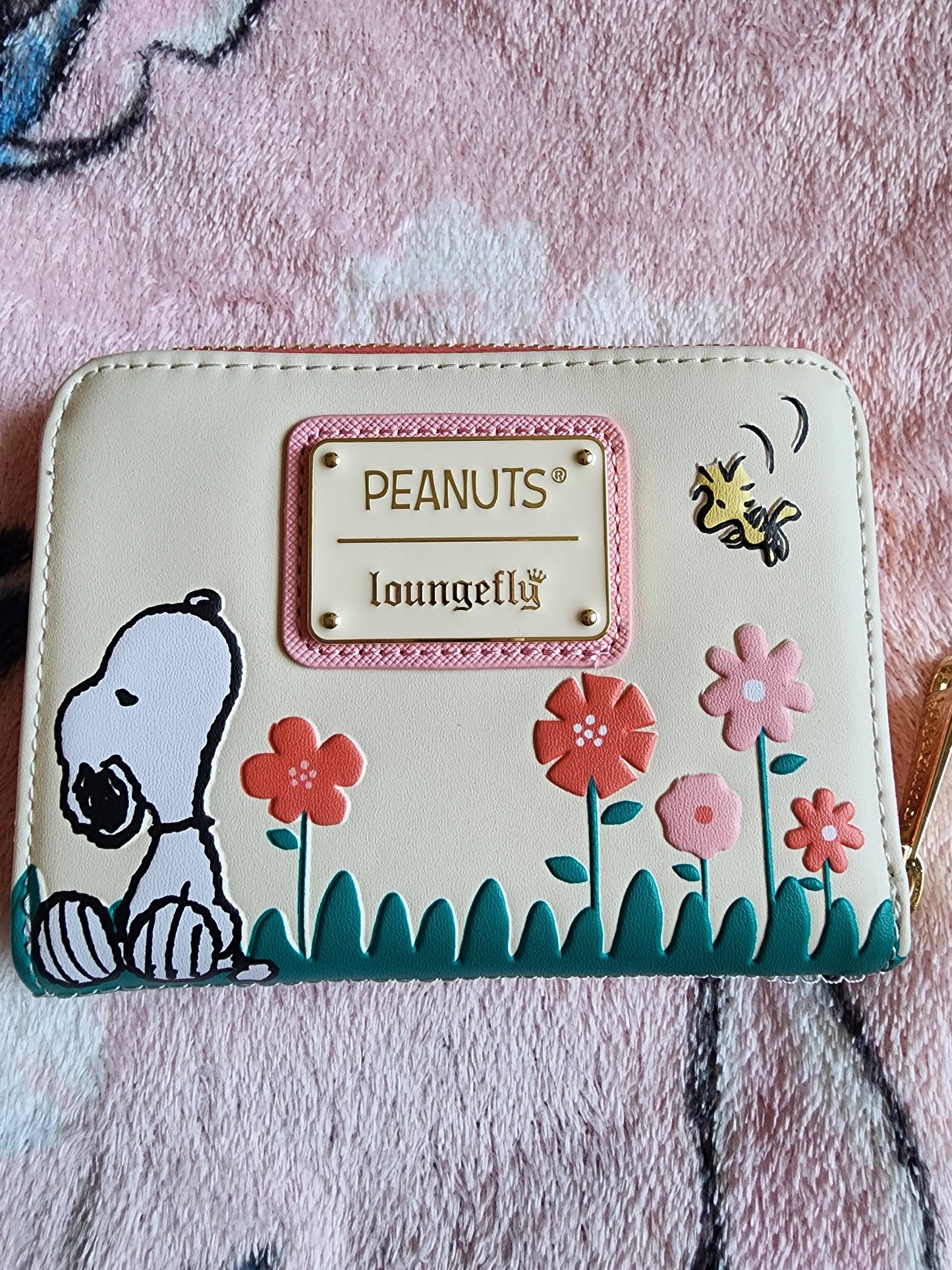 Loungefly Peanuts Snoopy and Woodstock Spring Time Wallet