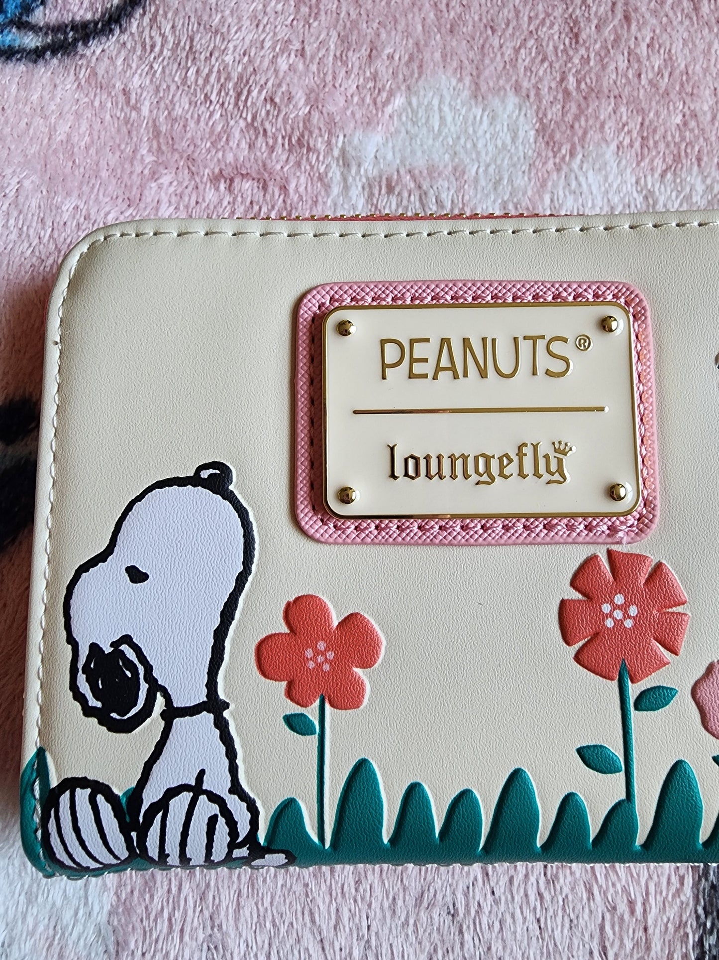 Loungefly Peanuts Snoopy and Woodstock Spring Time Wallet