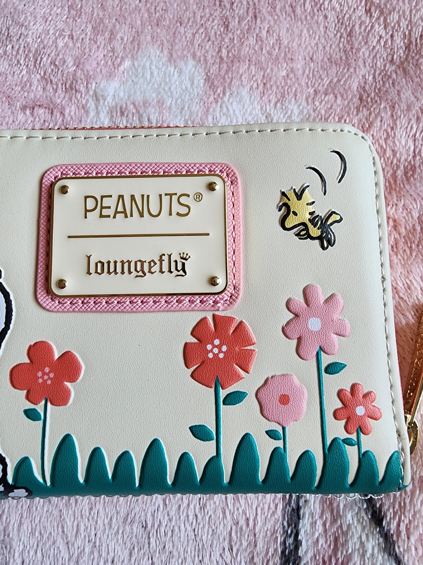 Loungefly Peanuts Snoopy and Woodstock Spring Time Wallet